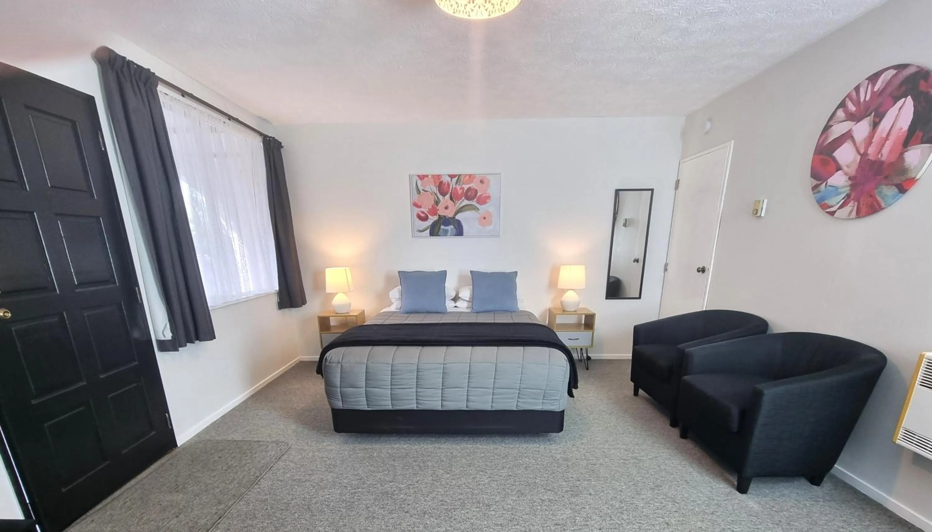 Bed in Hacienda Motel