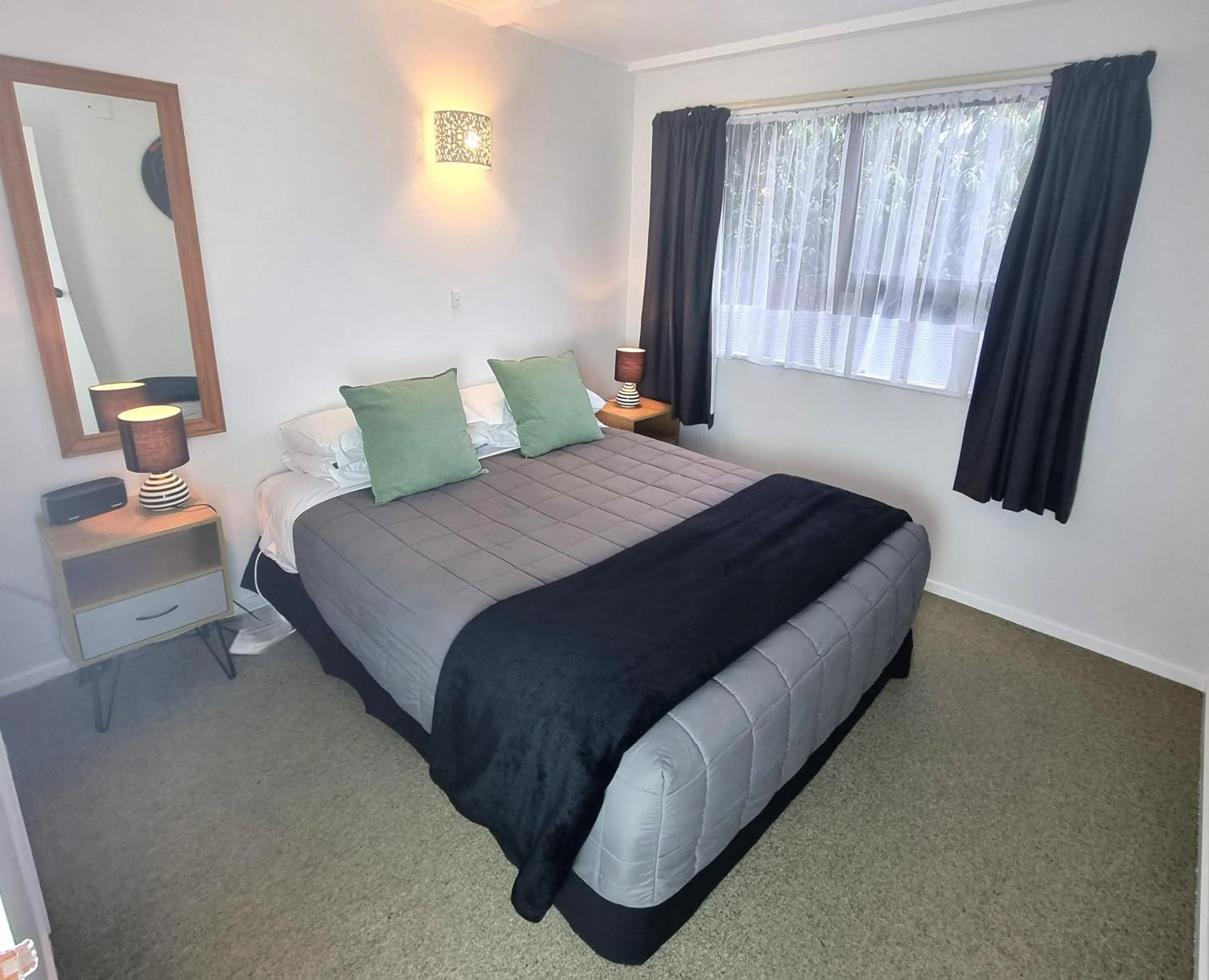 Bed in Hacienda Motel