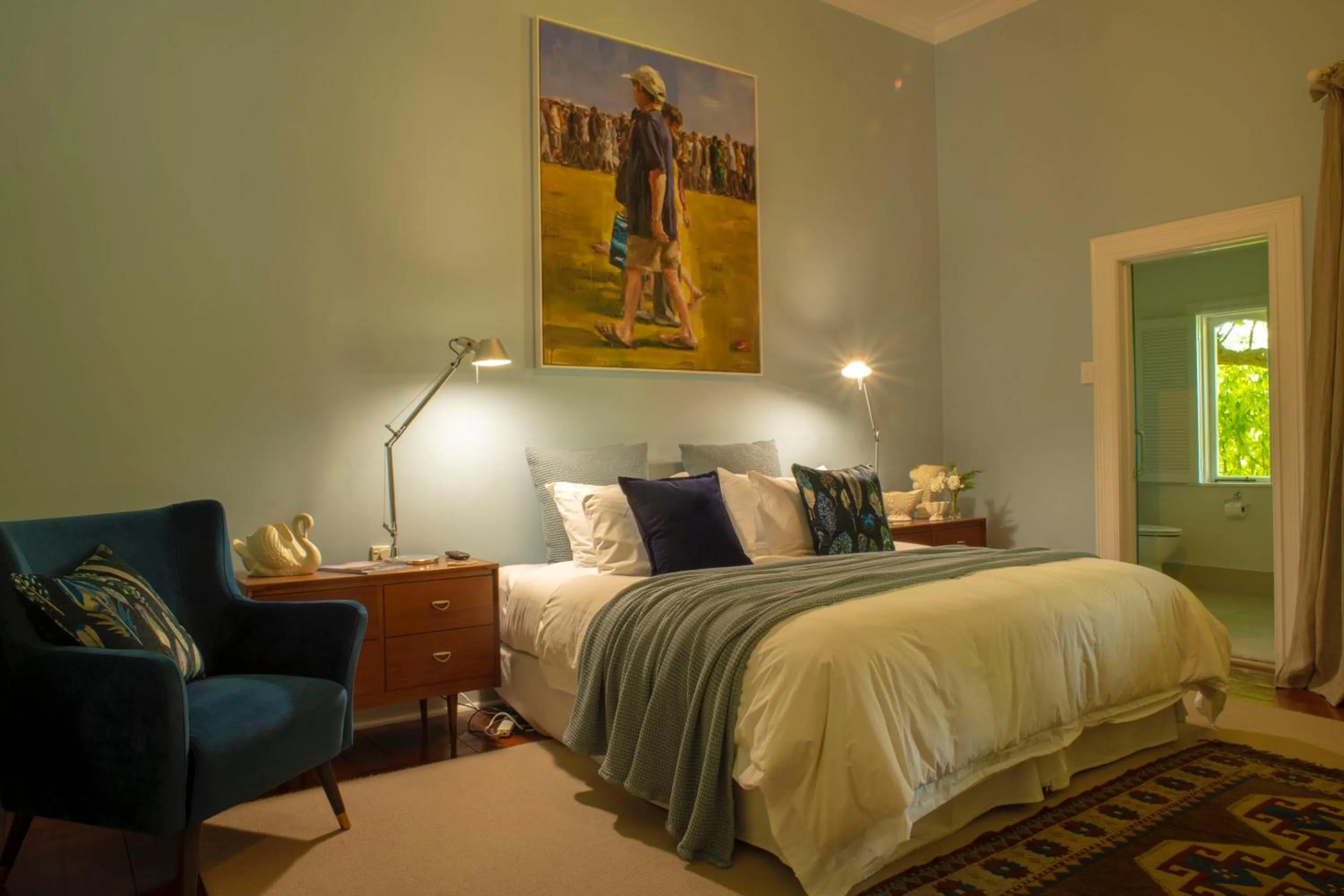 Bed in Hawthorne House