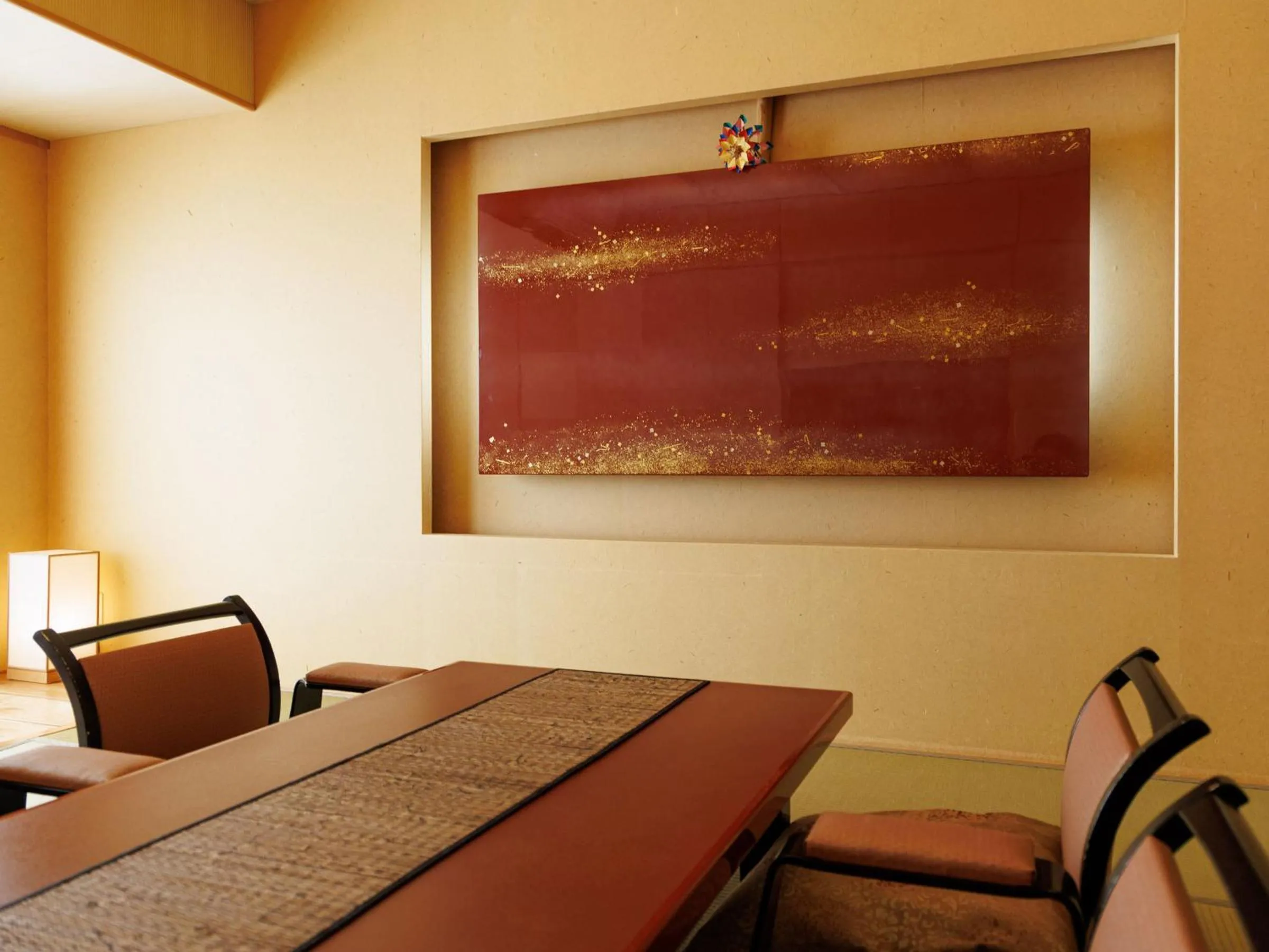 Seating area in Oiwakeya Ryokan