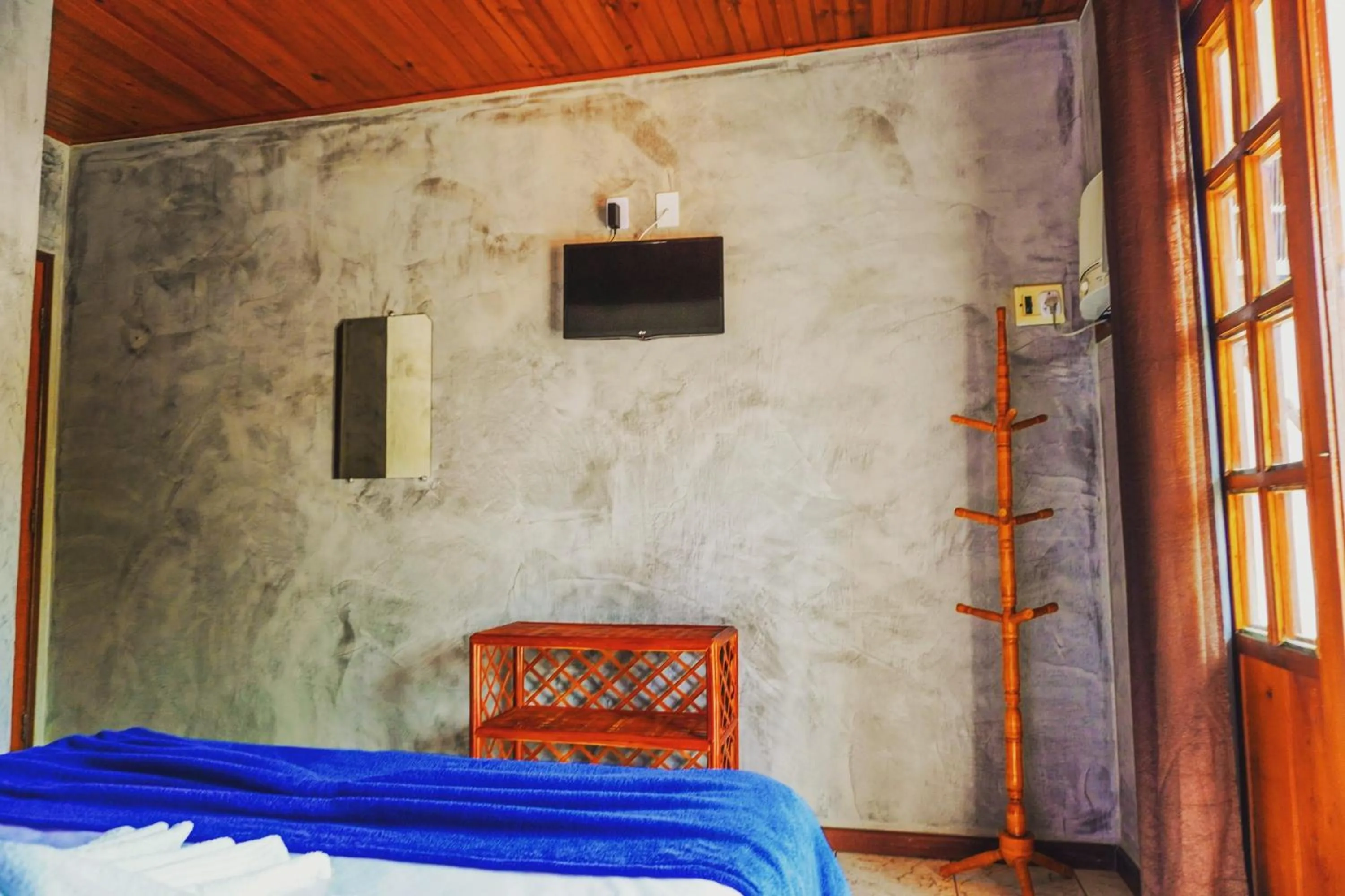 Bed in Pousada da praça