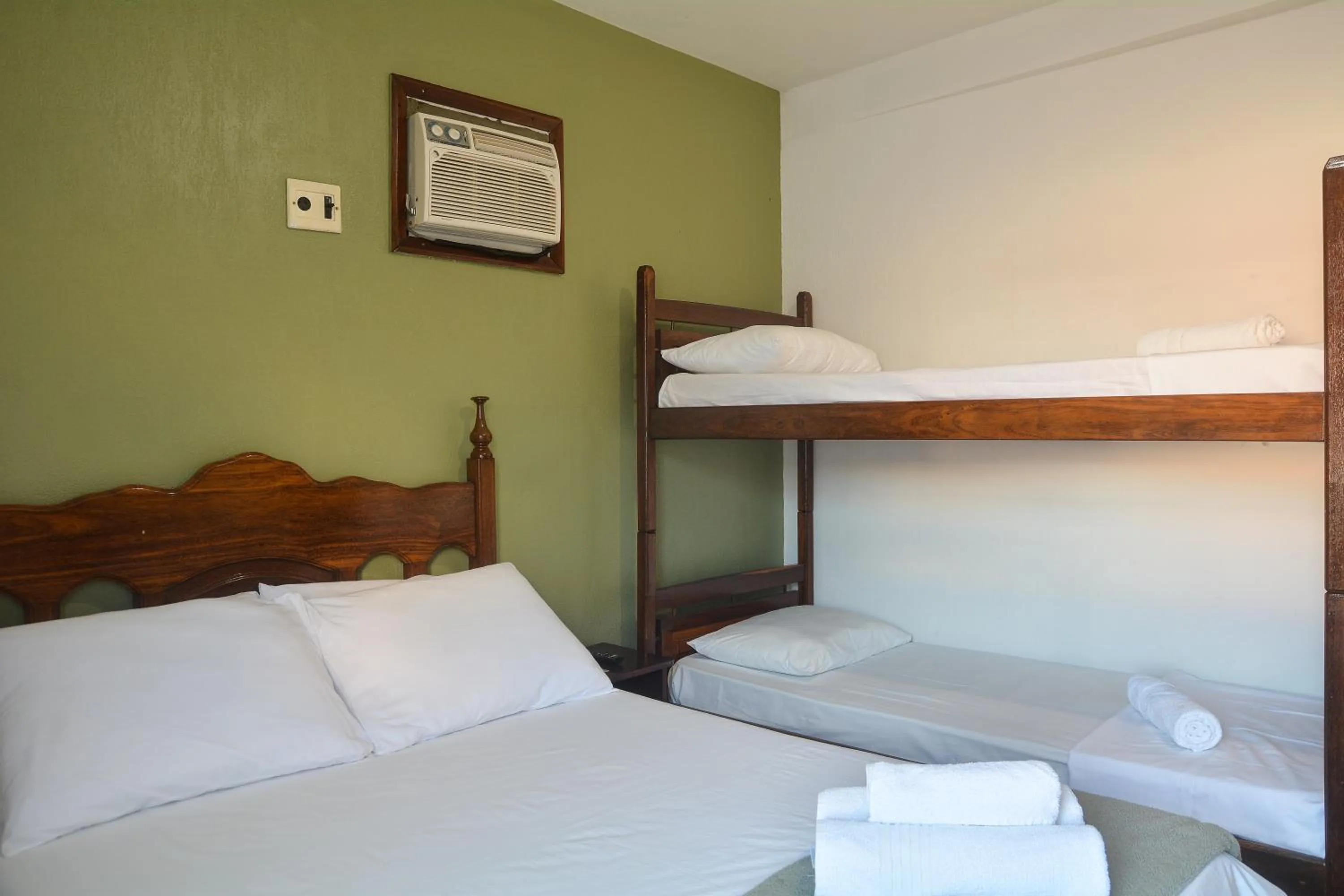 Bed in Pousada da praça