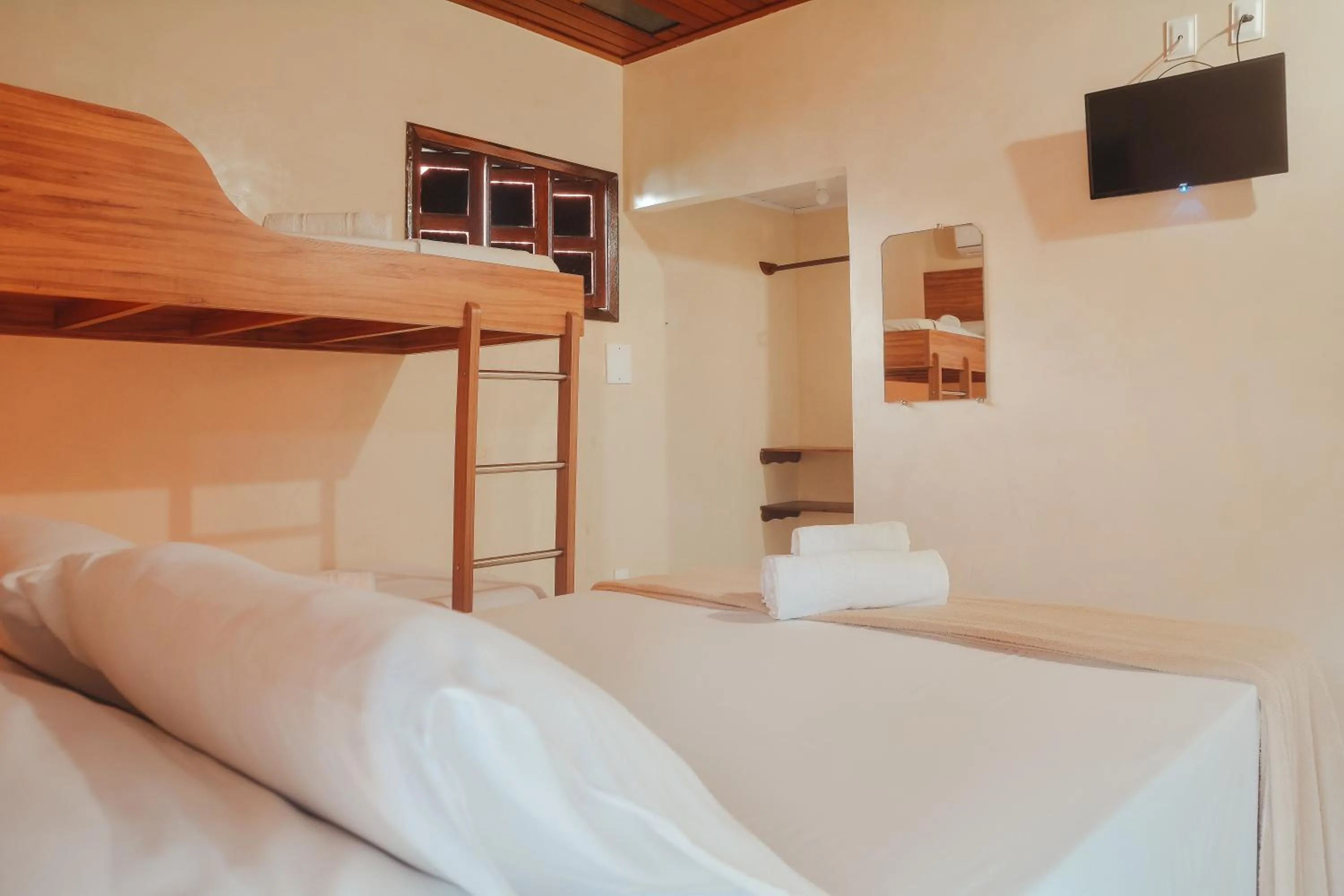 Bed in Pousada da praça