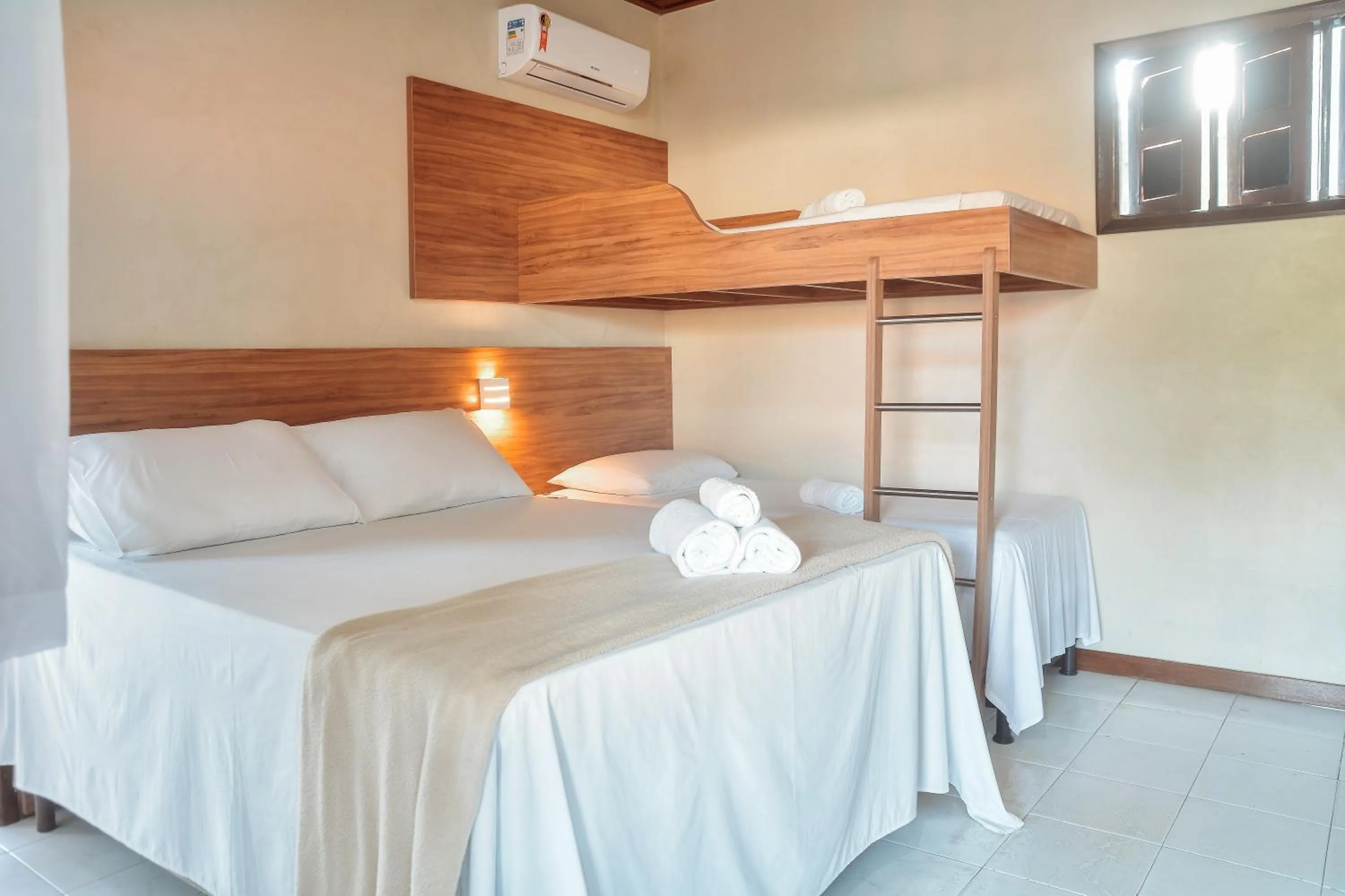 Bed in Pousada da praça