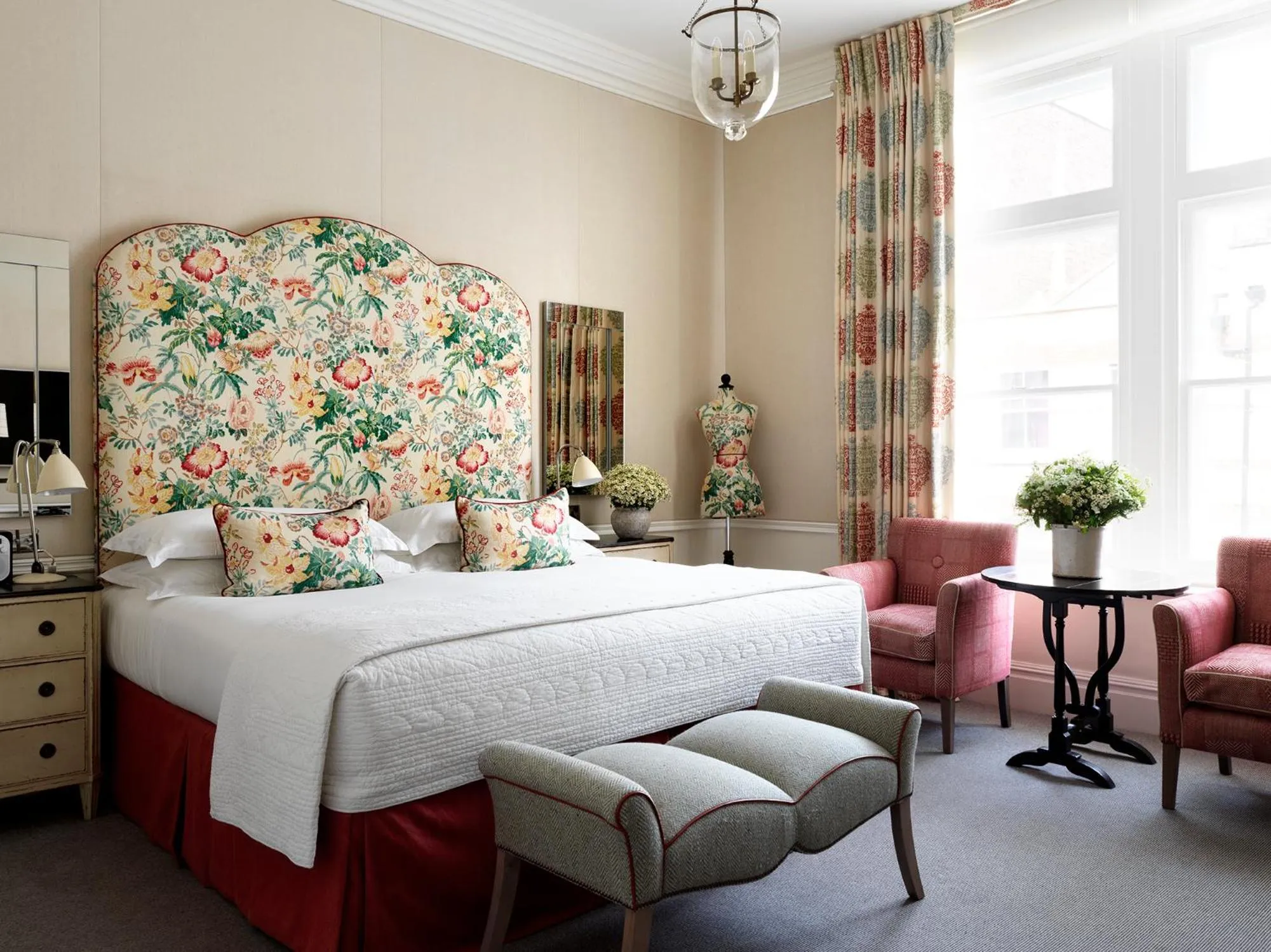 Bed in Covent Garden Hotel, Firmdale Hotels