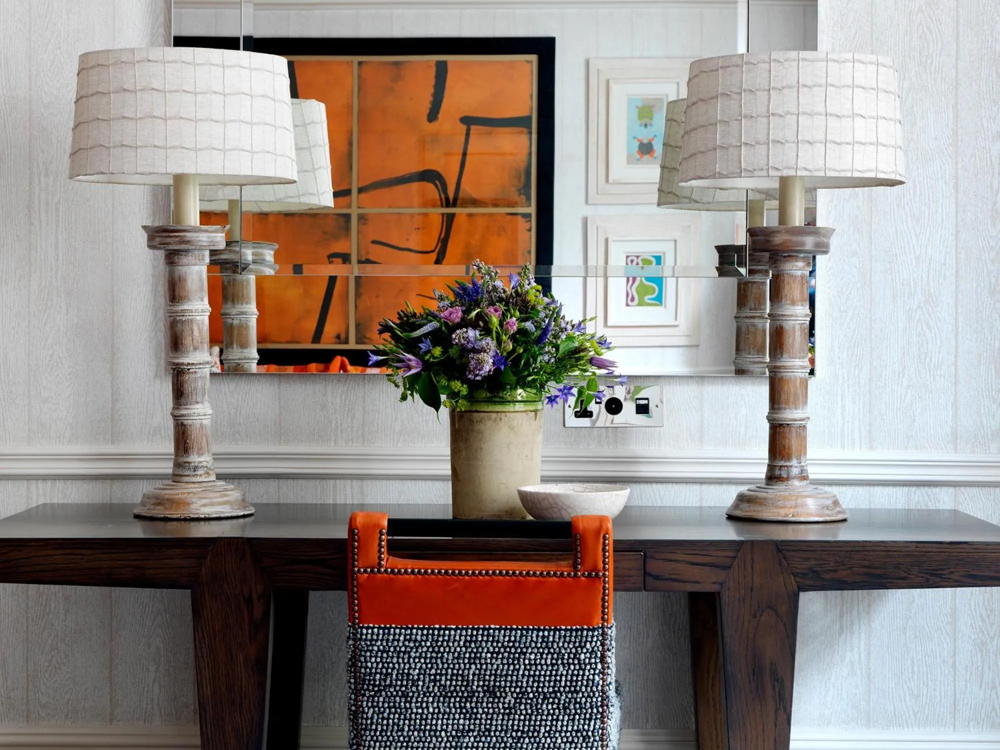 Decorative detail in Covent Garden Hotel, Firmdale Hotels