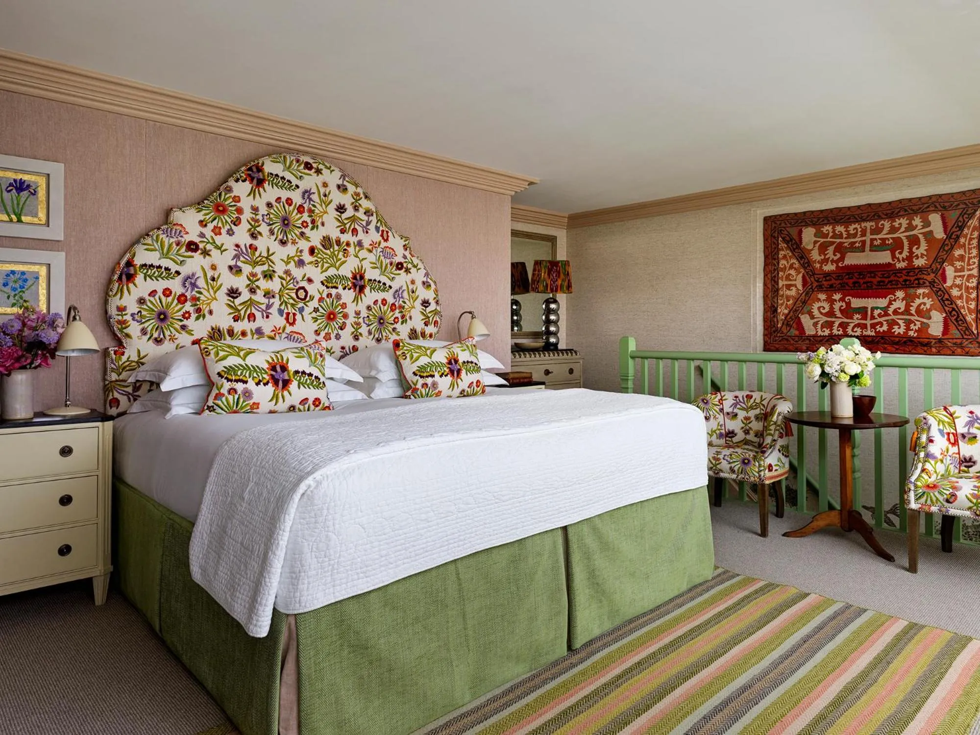Bed in Covent Garden Hotel, Firmdale Hotels