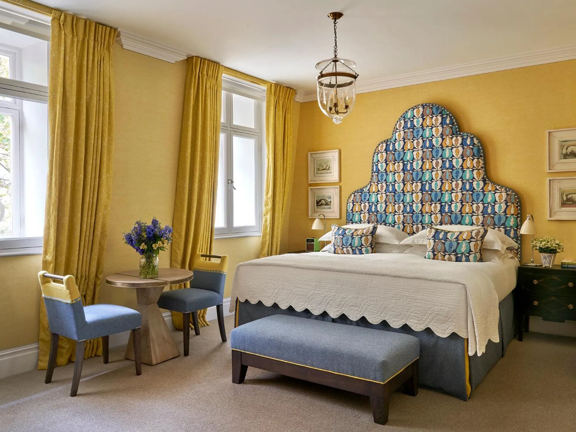 Bed in Covent Garden Hotel, Firmdale Hotels