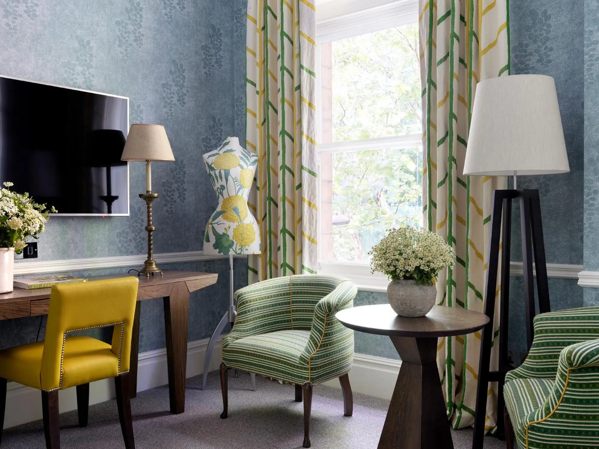 Bedroom in Covent Garden Hotel, Firmdale Hotels