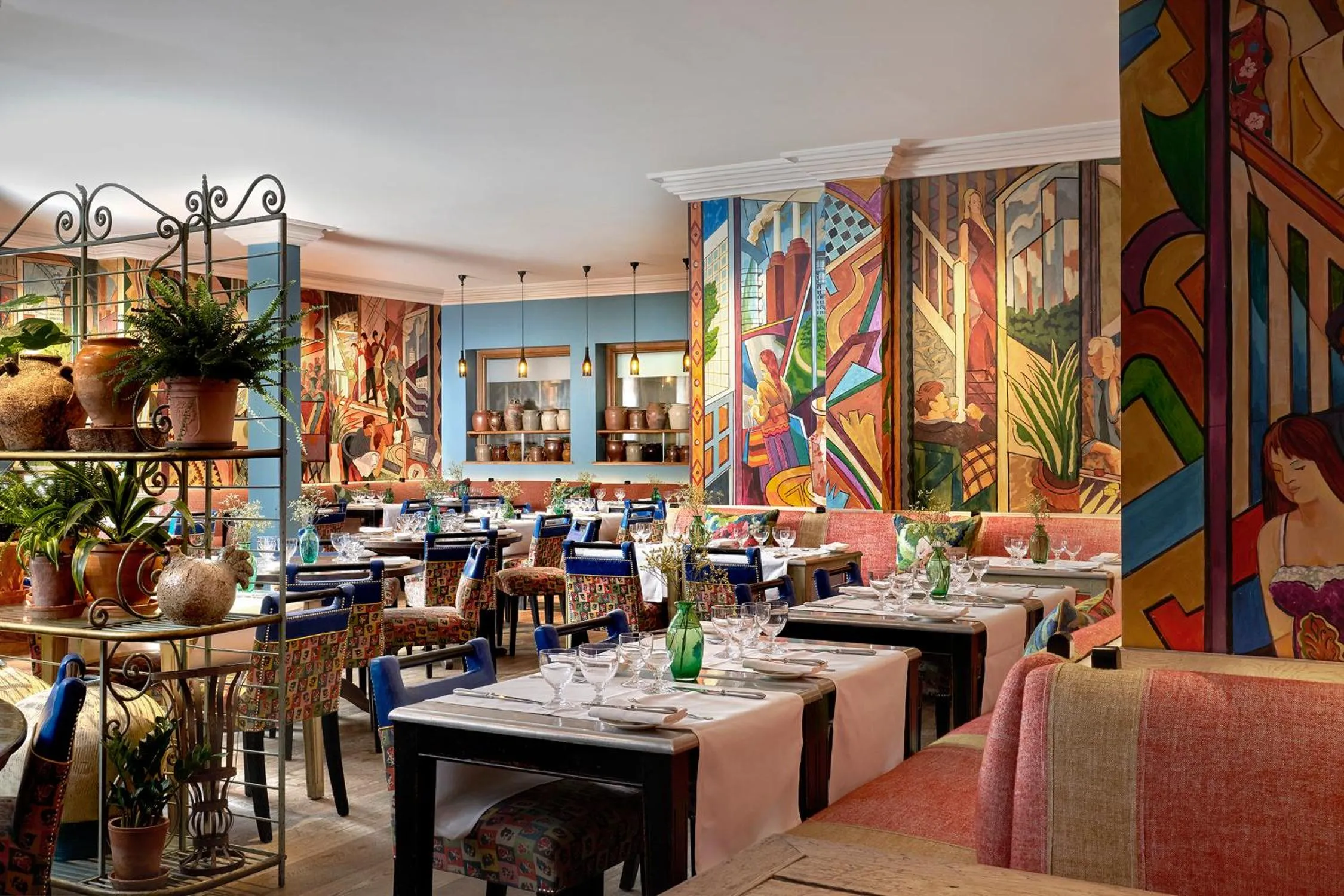 Restaurant/places to eat in Charlotte Street Hotel, Firmdale Hotels