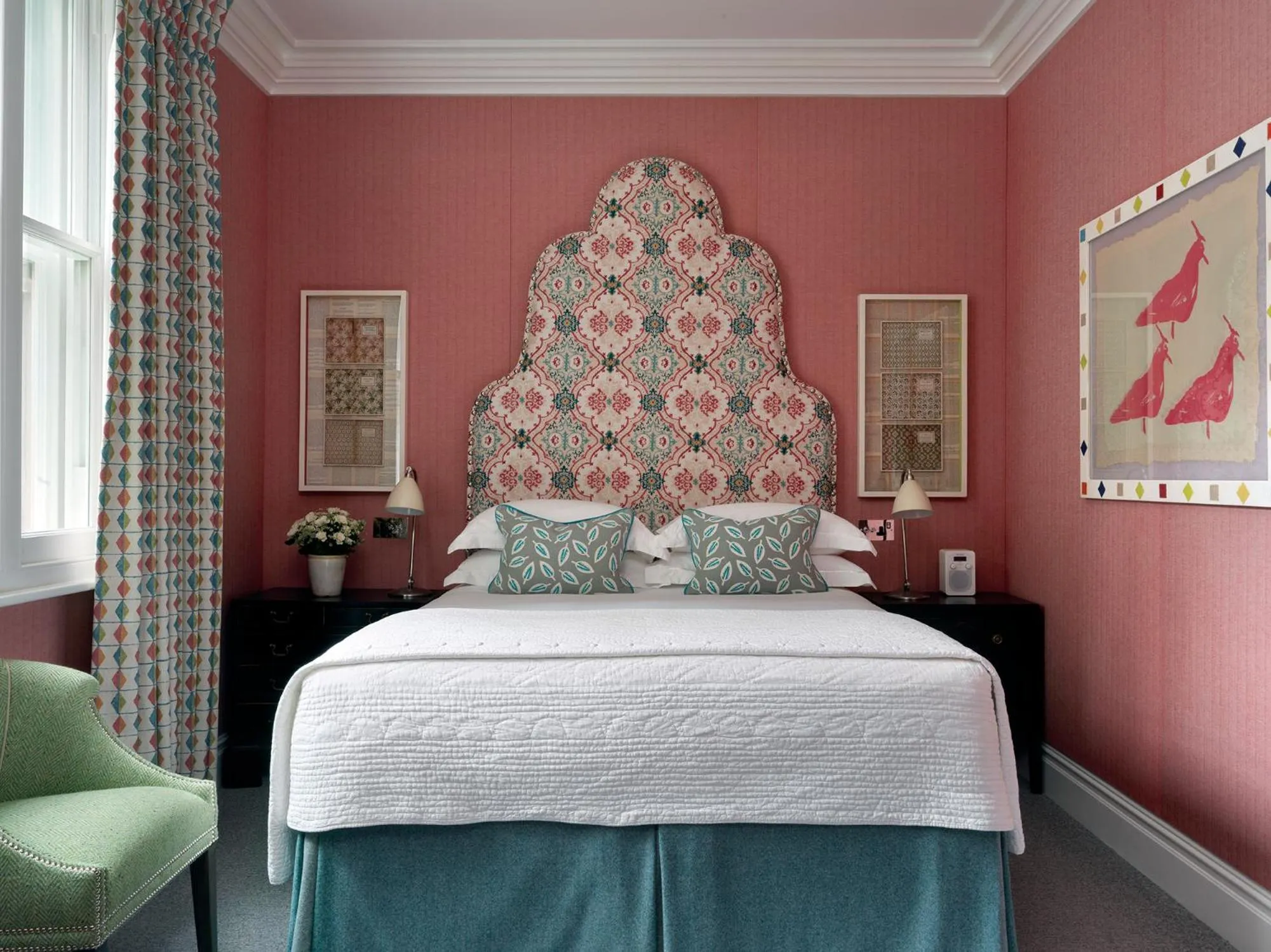 Bed in Charlotte Street Hotel, Firmdale Hotels
