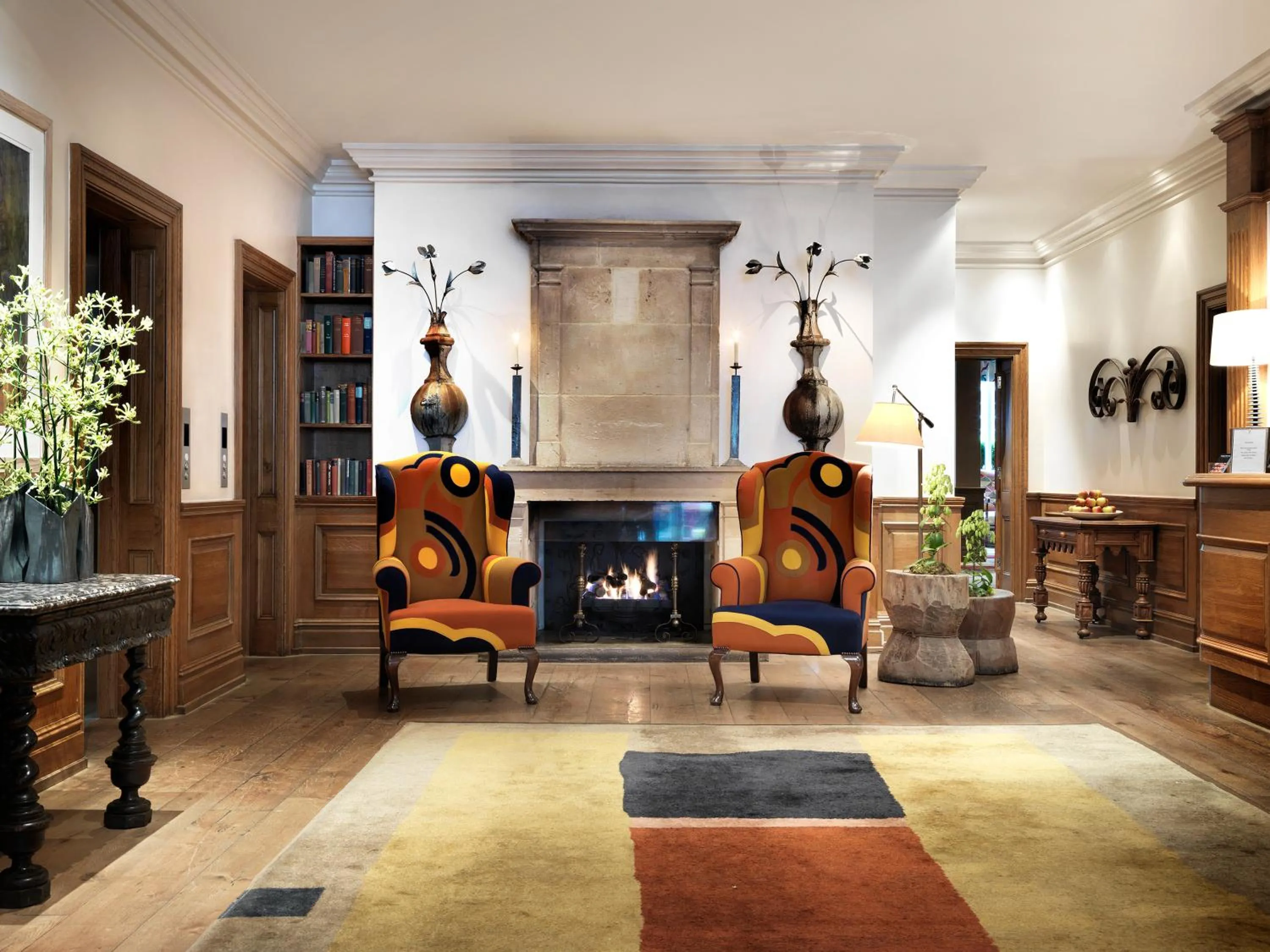 Lobby or reception in Charlotte Street Hotel, Firmdale Hotels