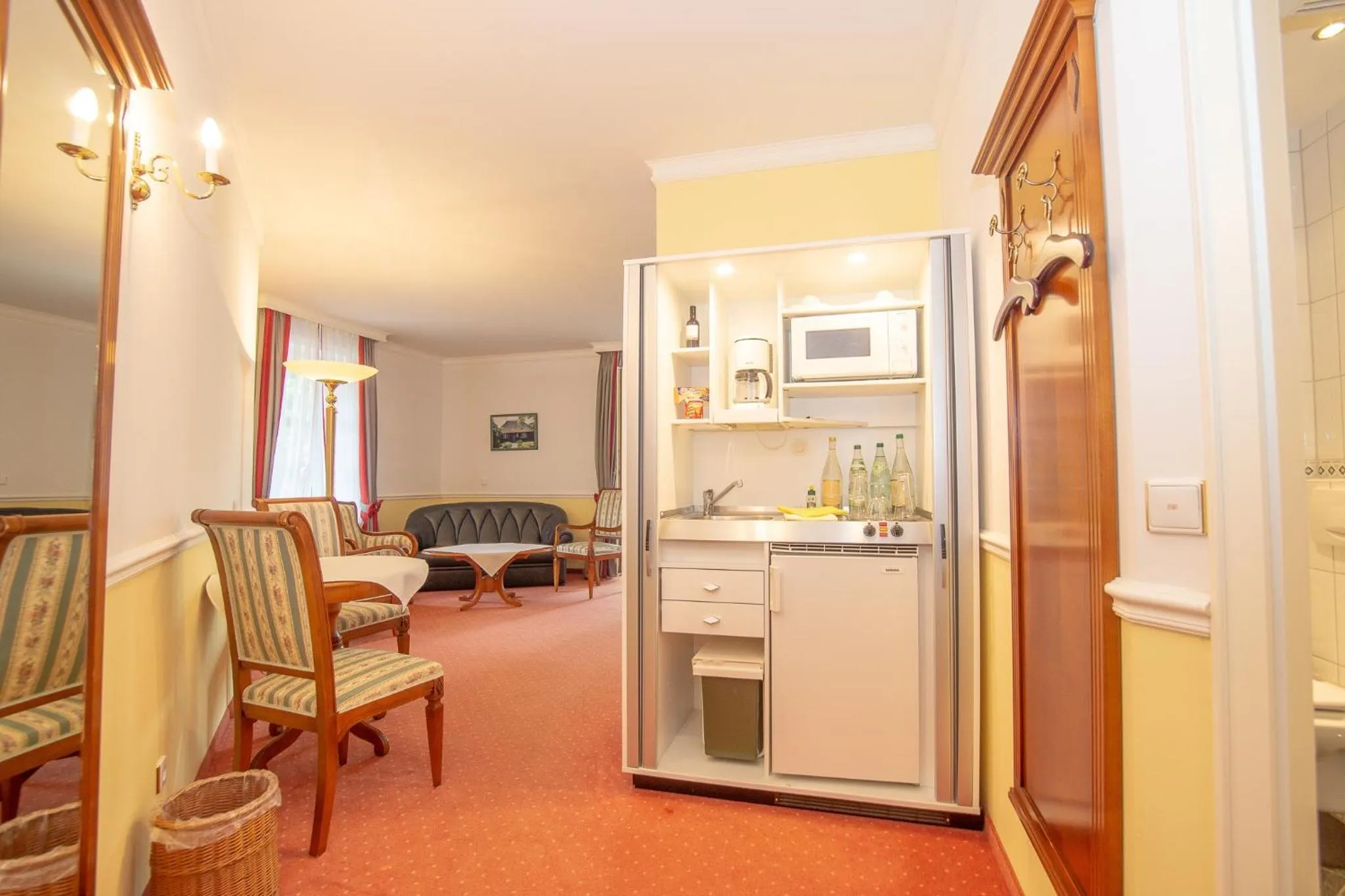 Kitchen or kitchenette in Hotel Residenz Rennhack