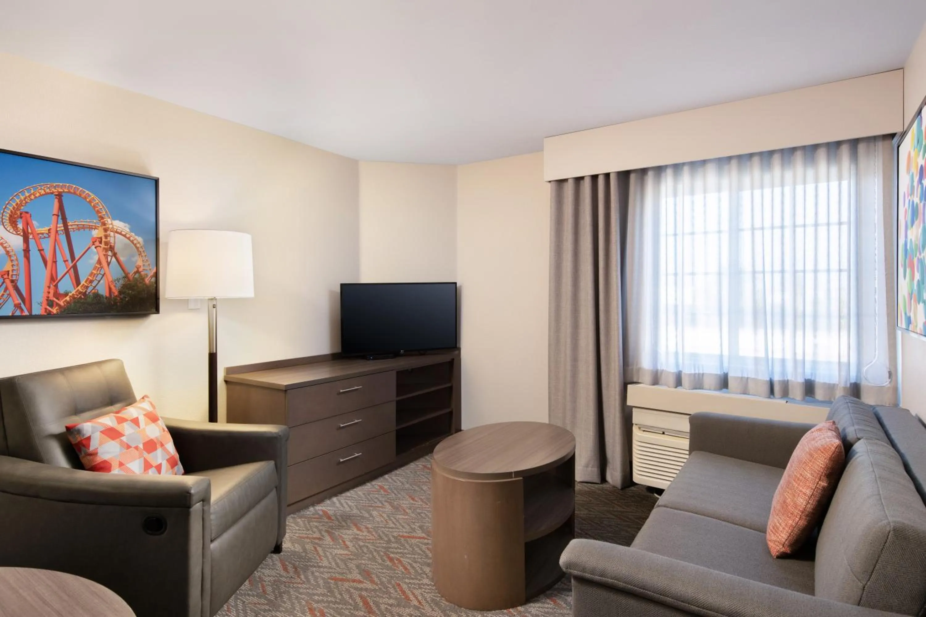 Living room in Candlewood Suites Anaheim - Resort Area by IHG
