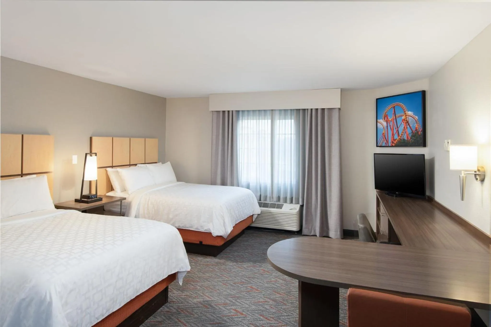Photo of the whole room, Bed in Candlewood Suites Anaheim - Resort Area by IHG
