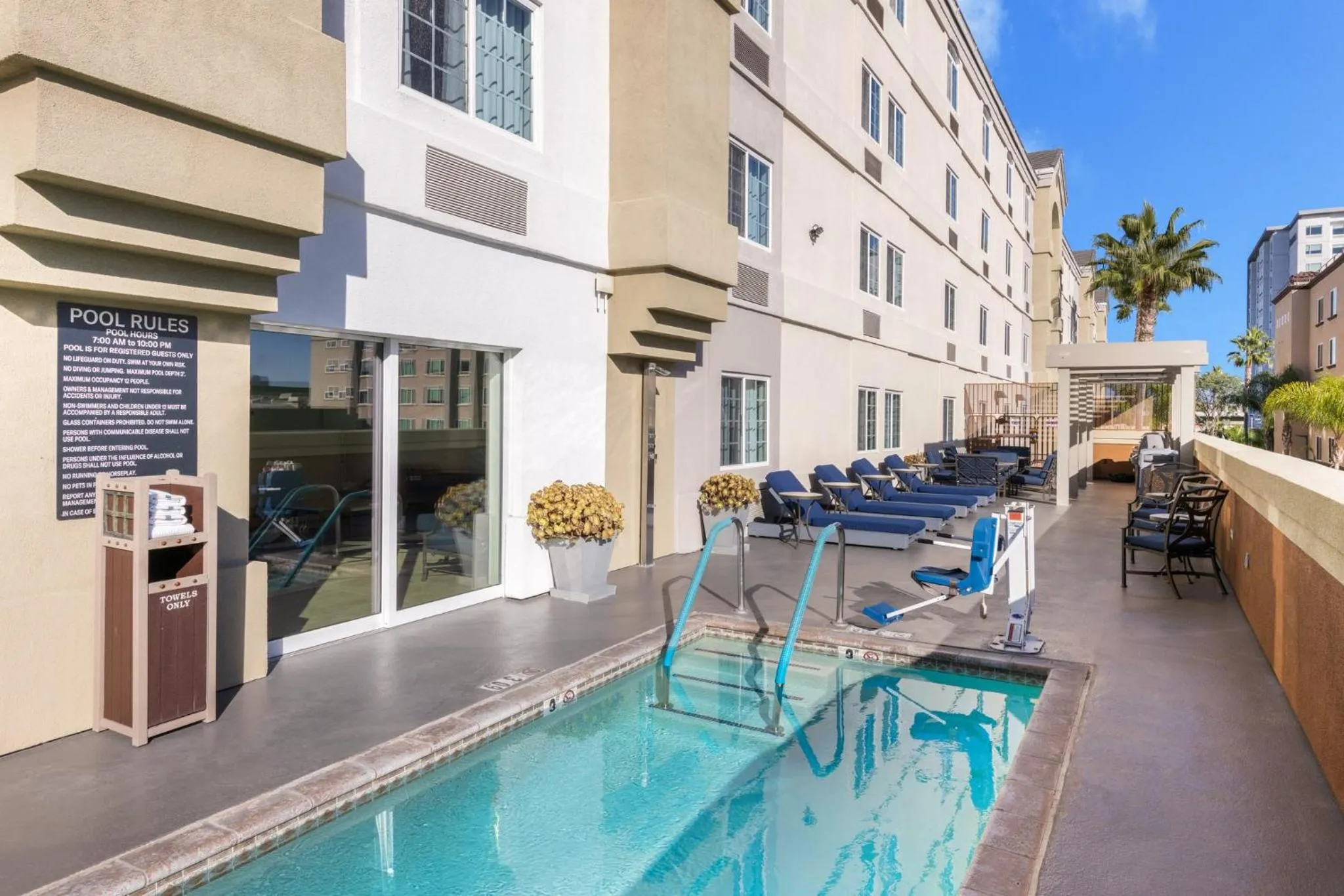 Swimming pool in Candlewood Suites Anaheim - Resort Area by IHG