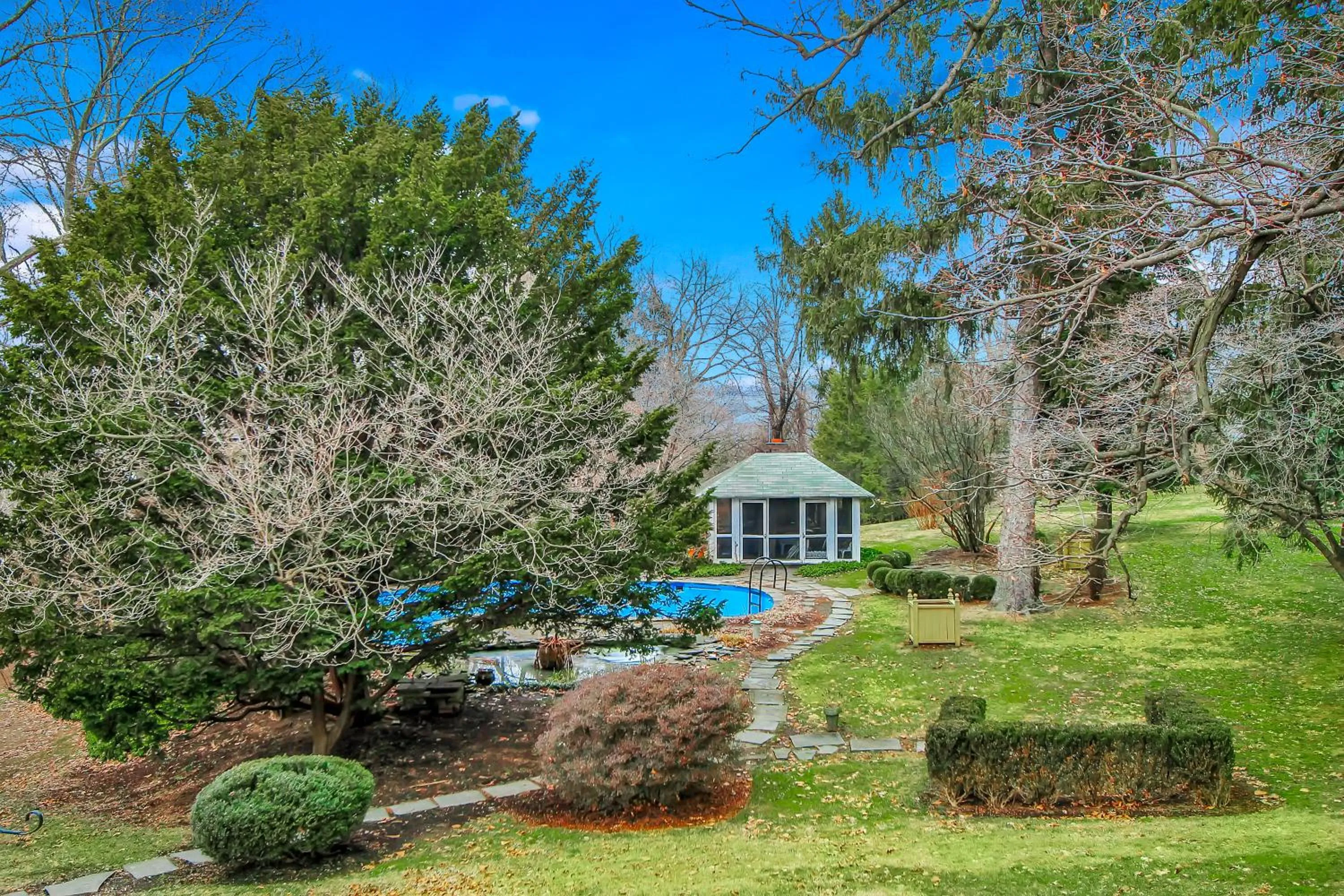 Swimming pool in The Gables at Stirling Guest Hotel