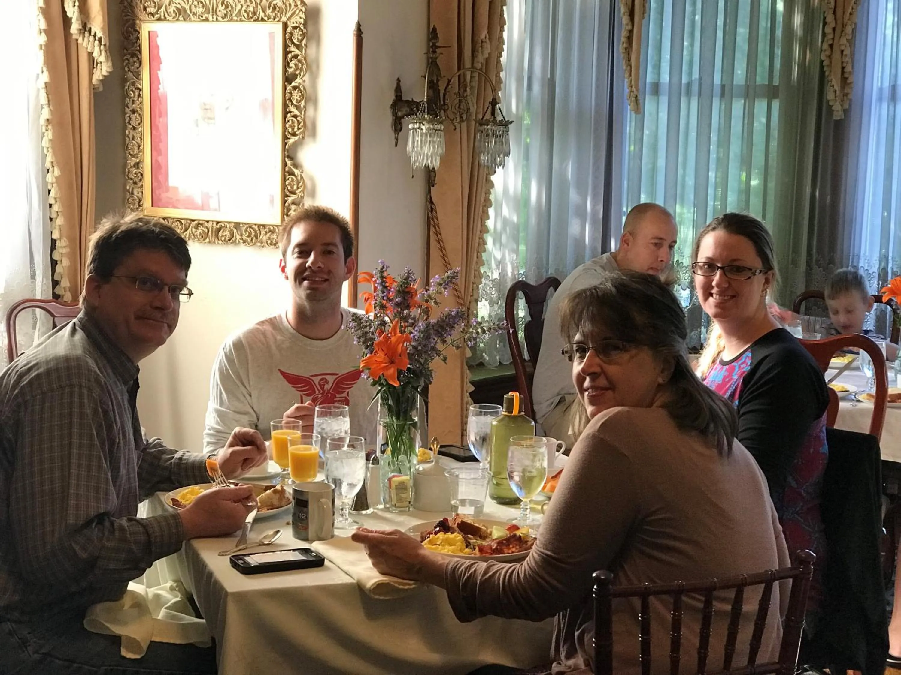 Breakfast in The Gables at Stirling Guest Hotel