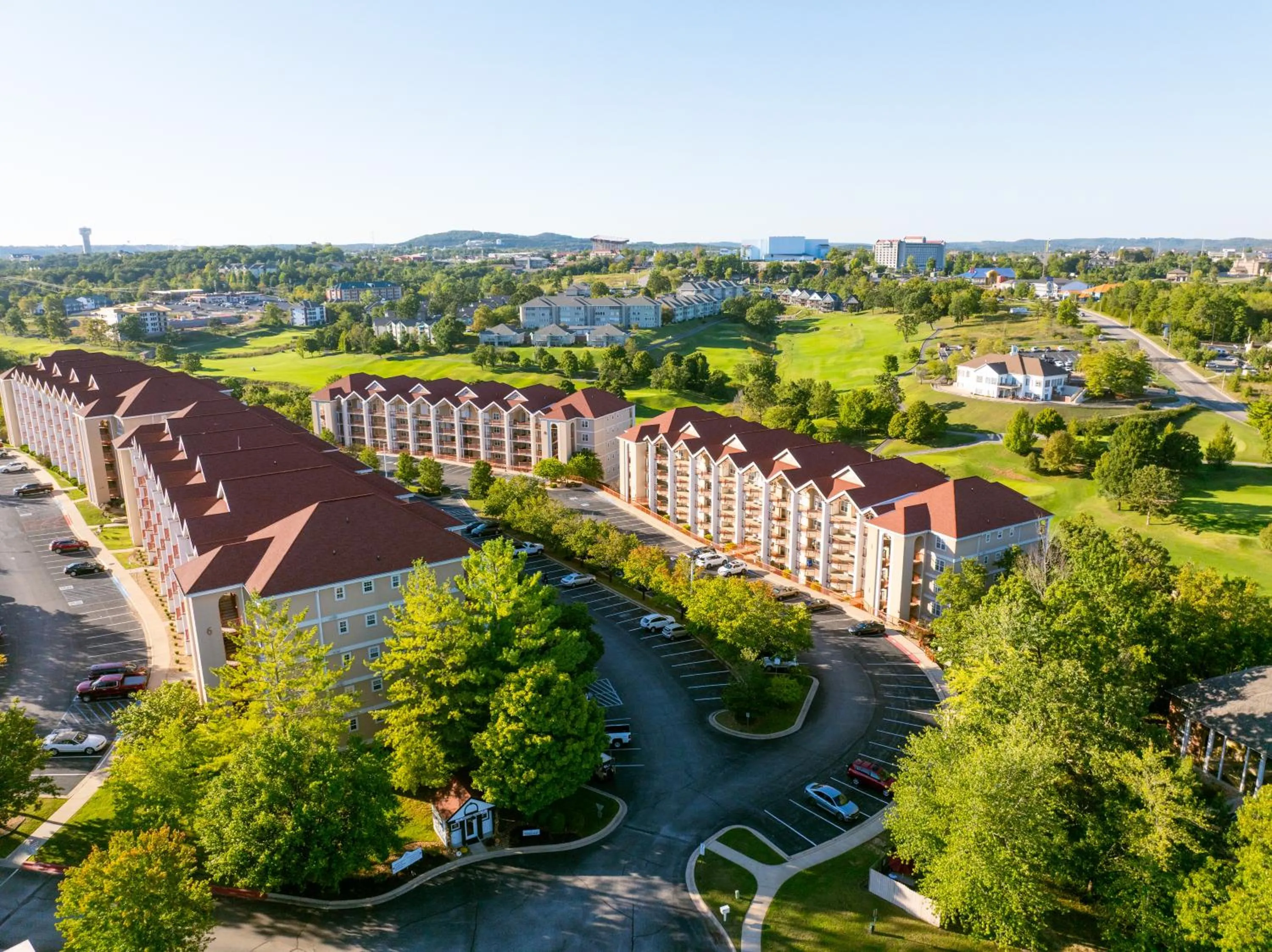 Property building in Grand Crowne Resort