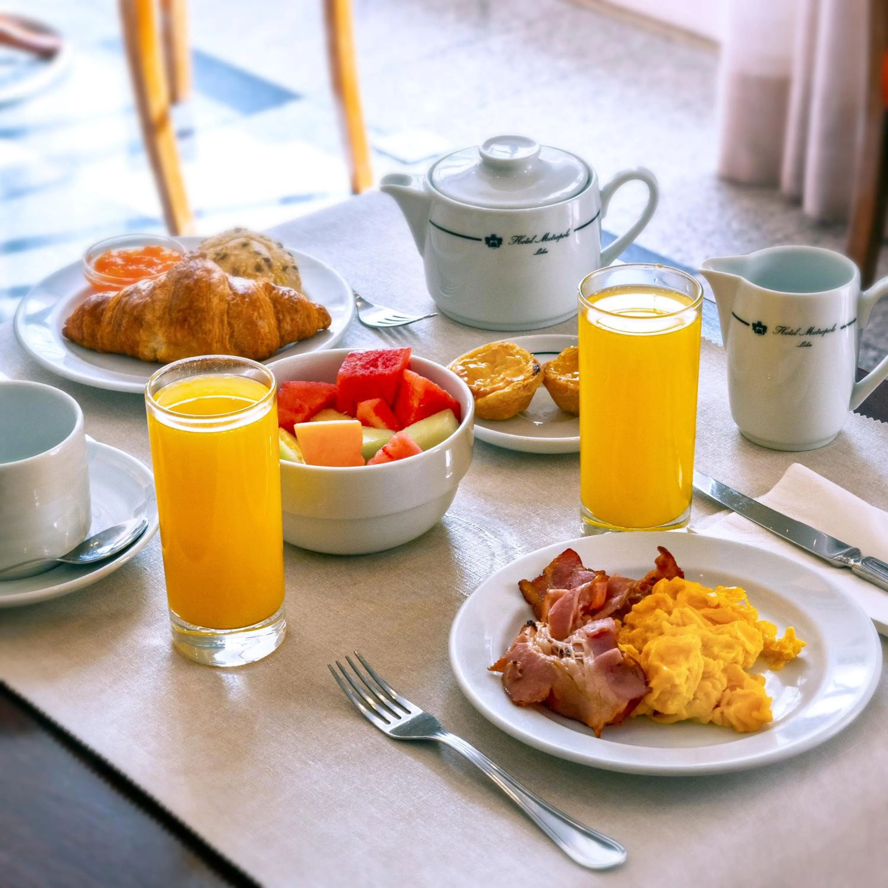 Breakfast in Hotel Metropole