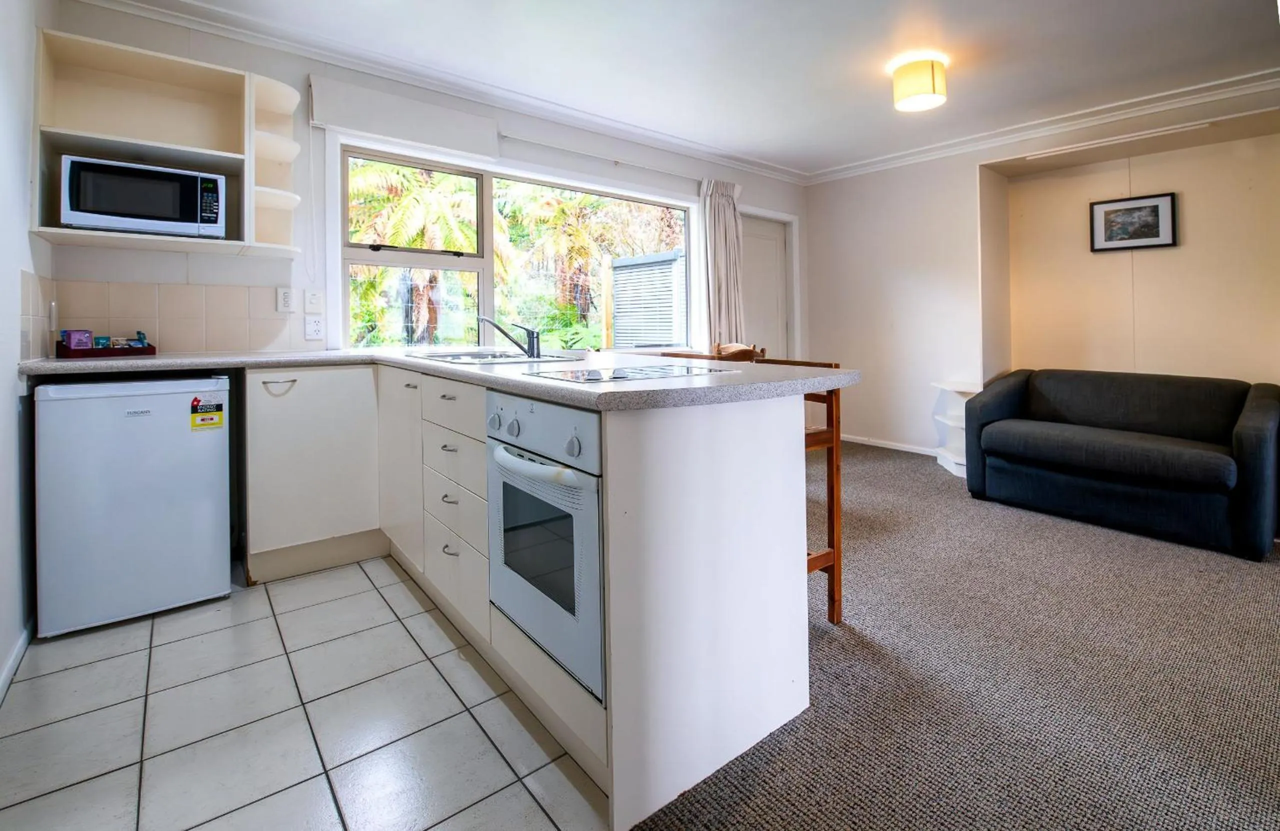 Kitchen or kitchenette in Ripple Rotorua