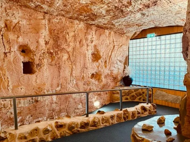 Living room in Coober Pedy Experience Motel