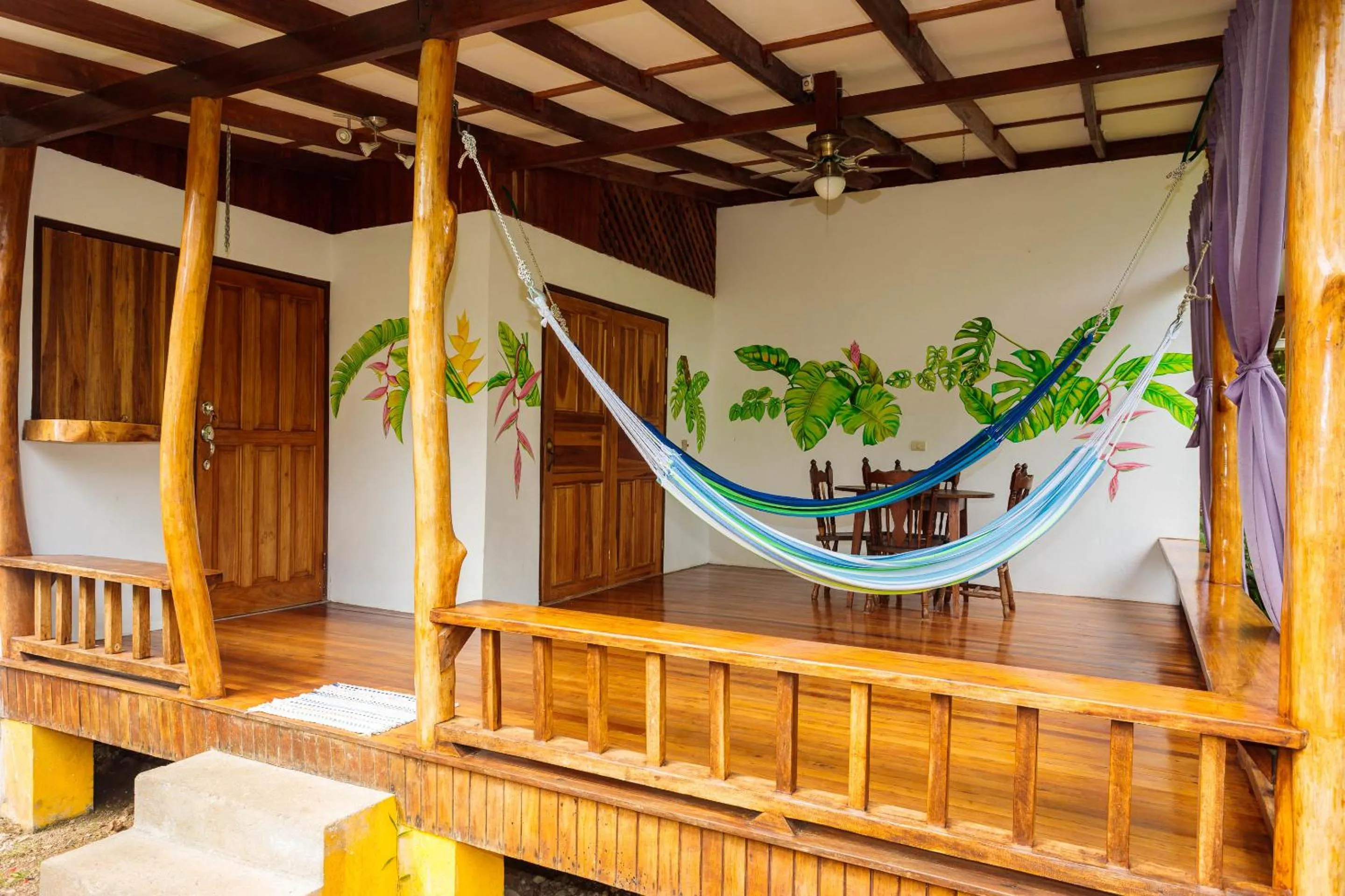 Balcony/Terrace in Bungalows Ache Cozy House