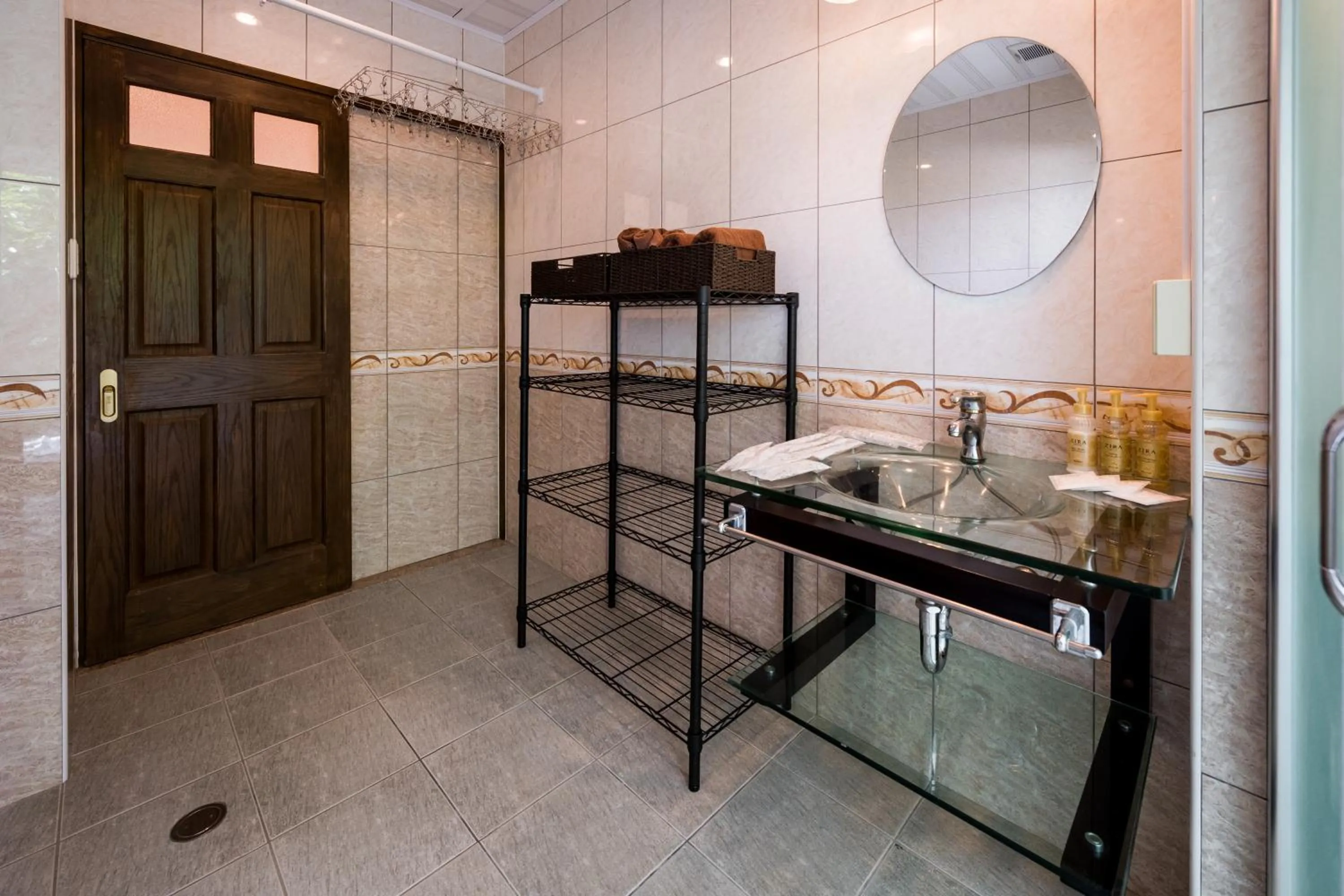 Bathroom, Bed in E-horizon Resort Condominium Yomitan