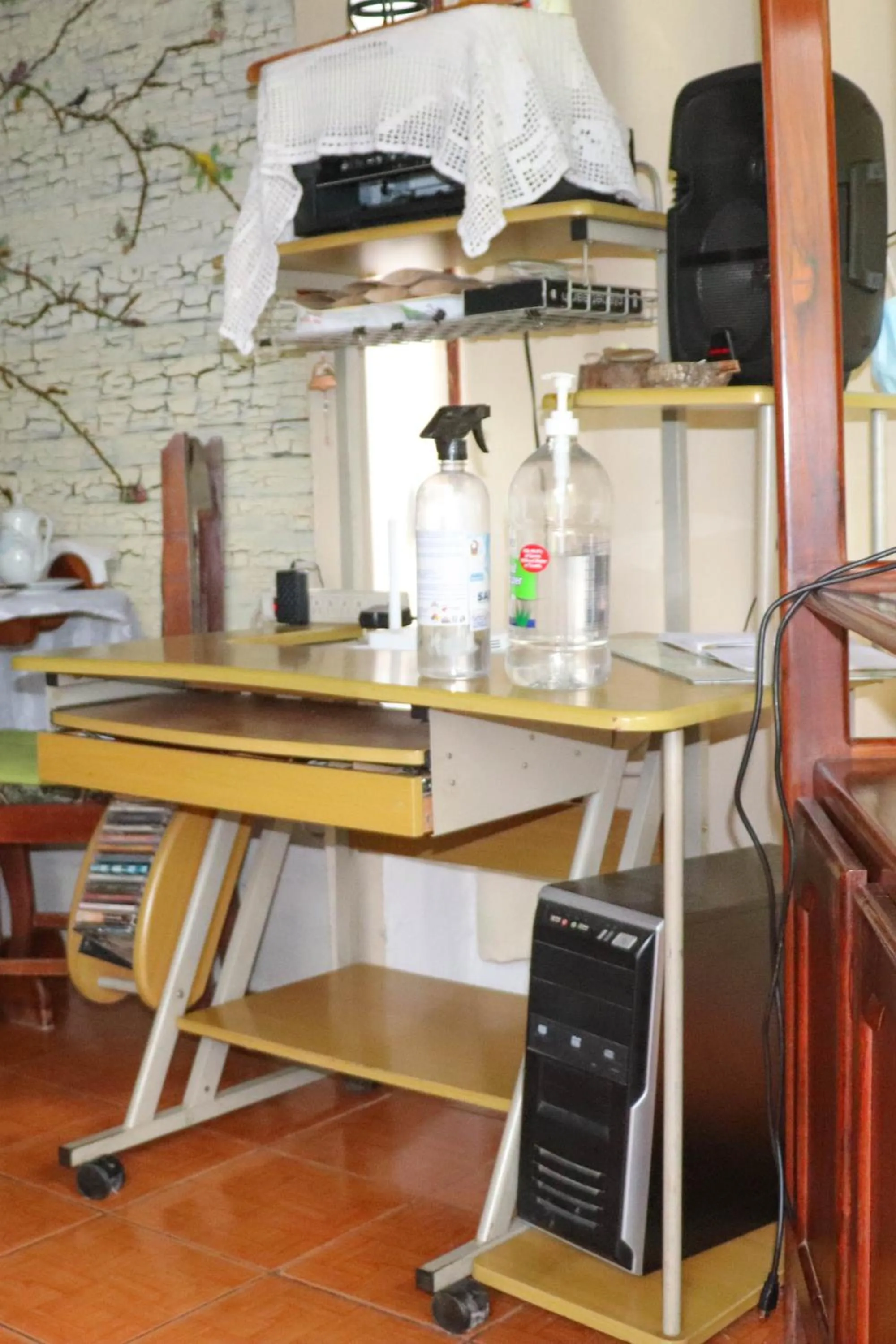 Seating area in Casa Copalchi