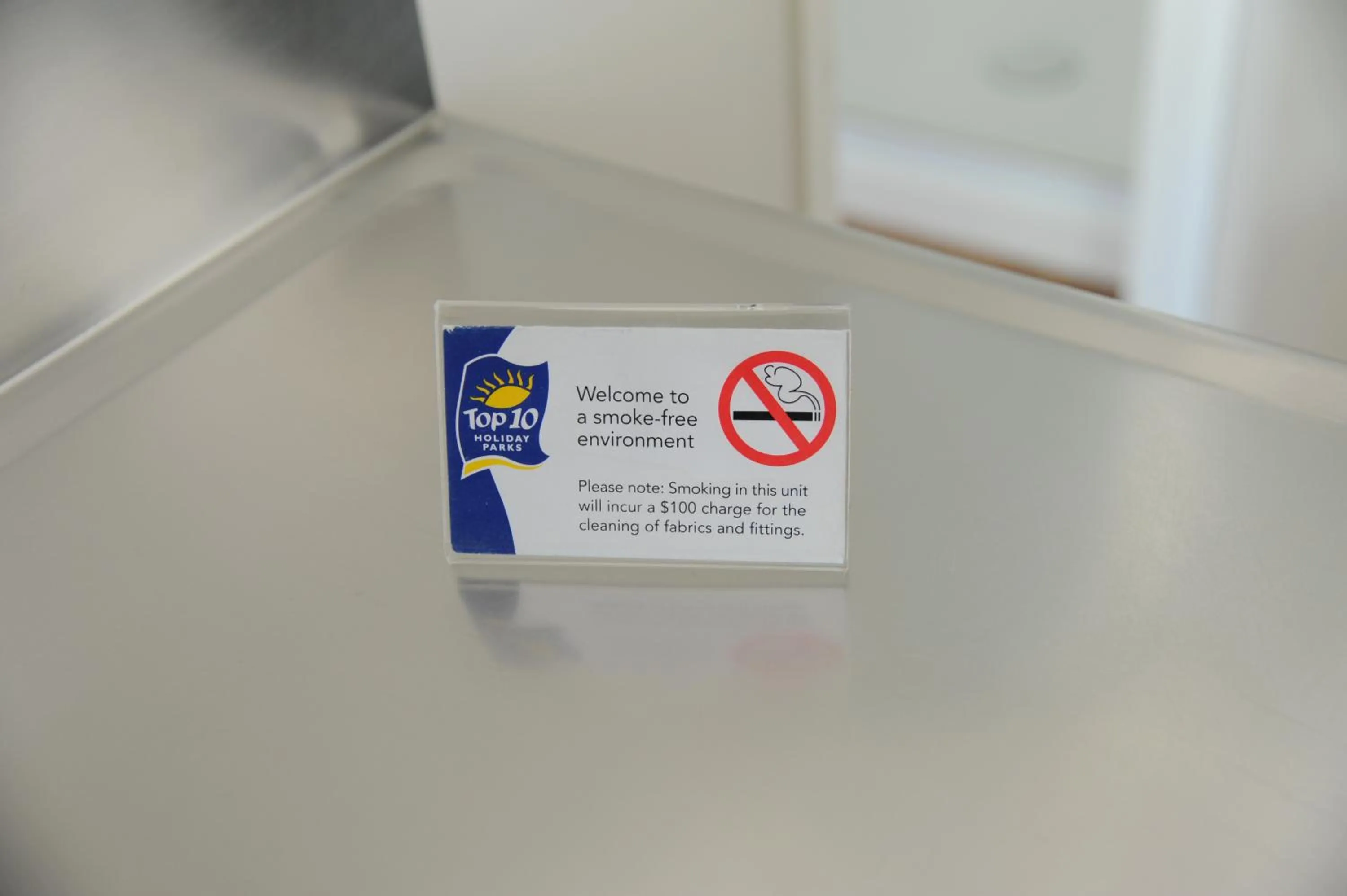 Logo/Certificate/Sign in Blenheim Bridges Holiday Park