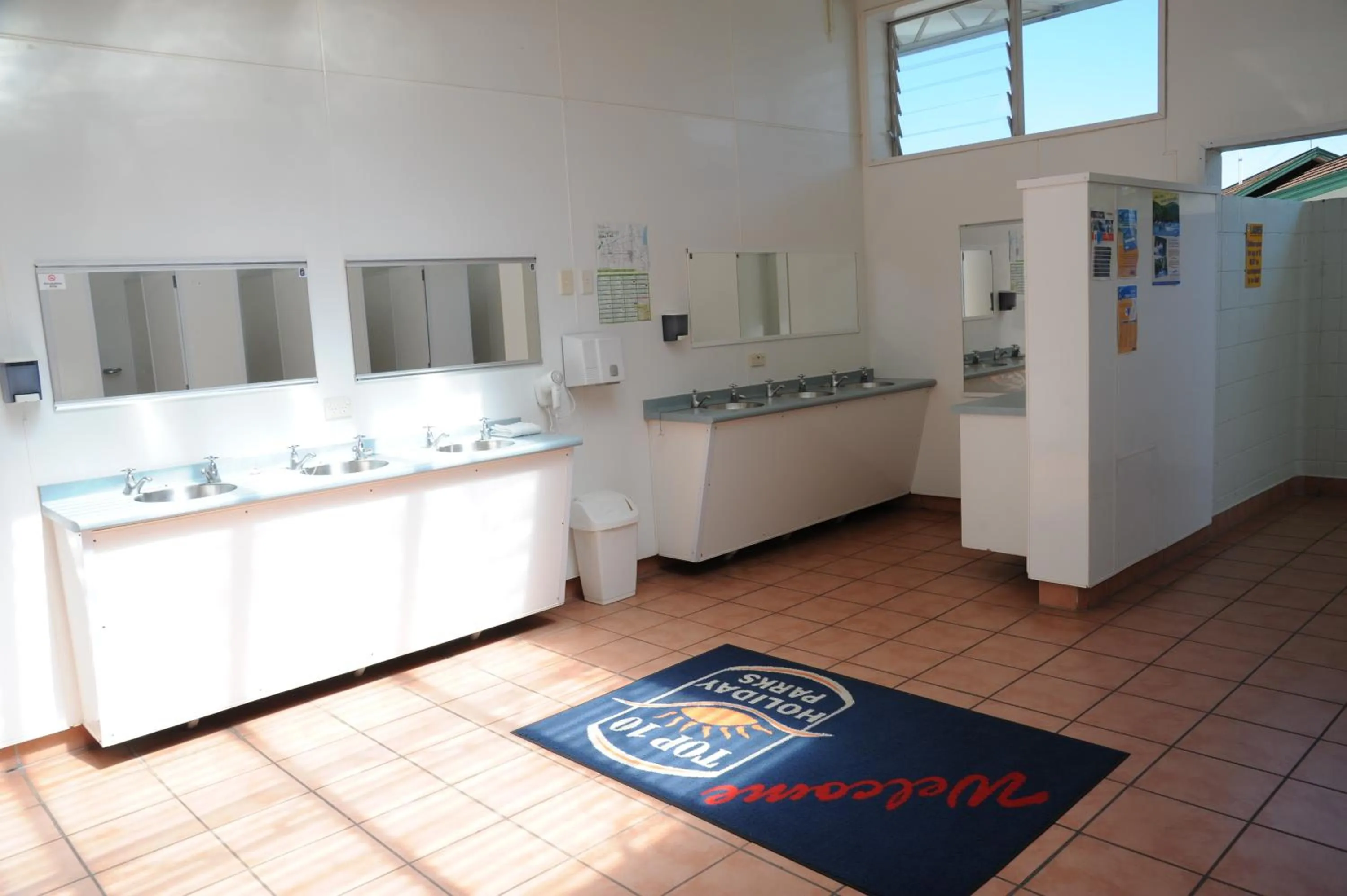 Bathroom in Blenheim Bridges Holiday Park