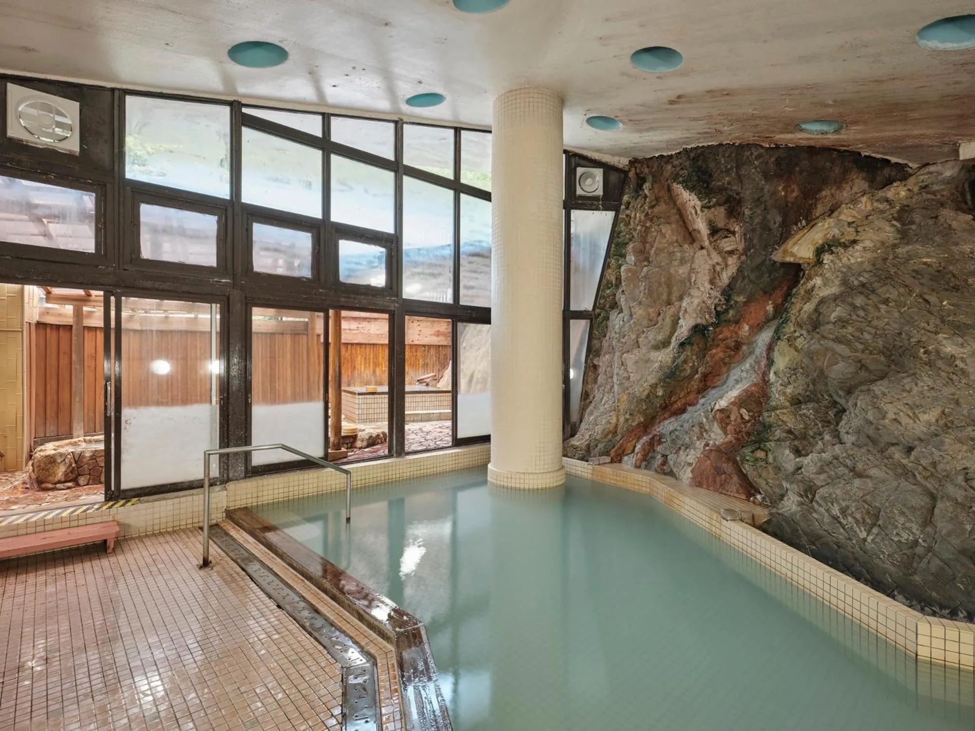 Hot Spring Bath in Hotel Urashima