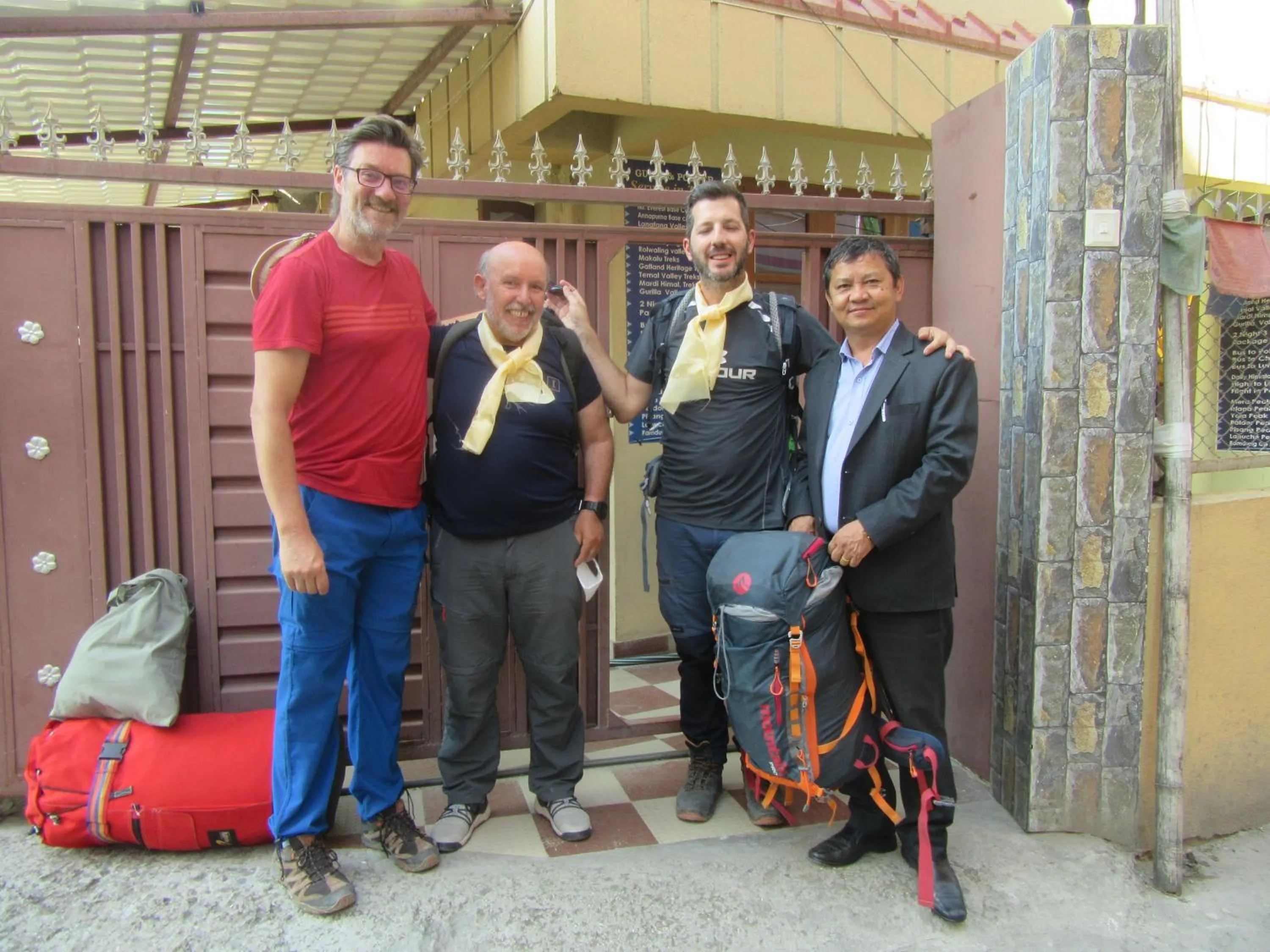Guests in STUPA VIEW INN