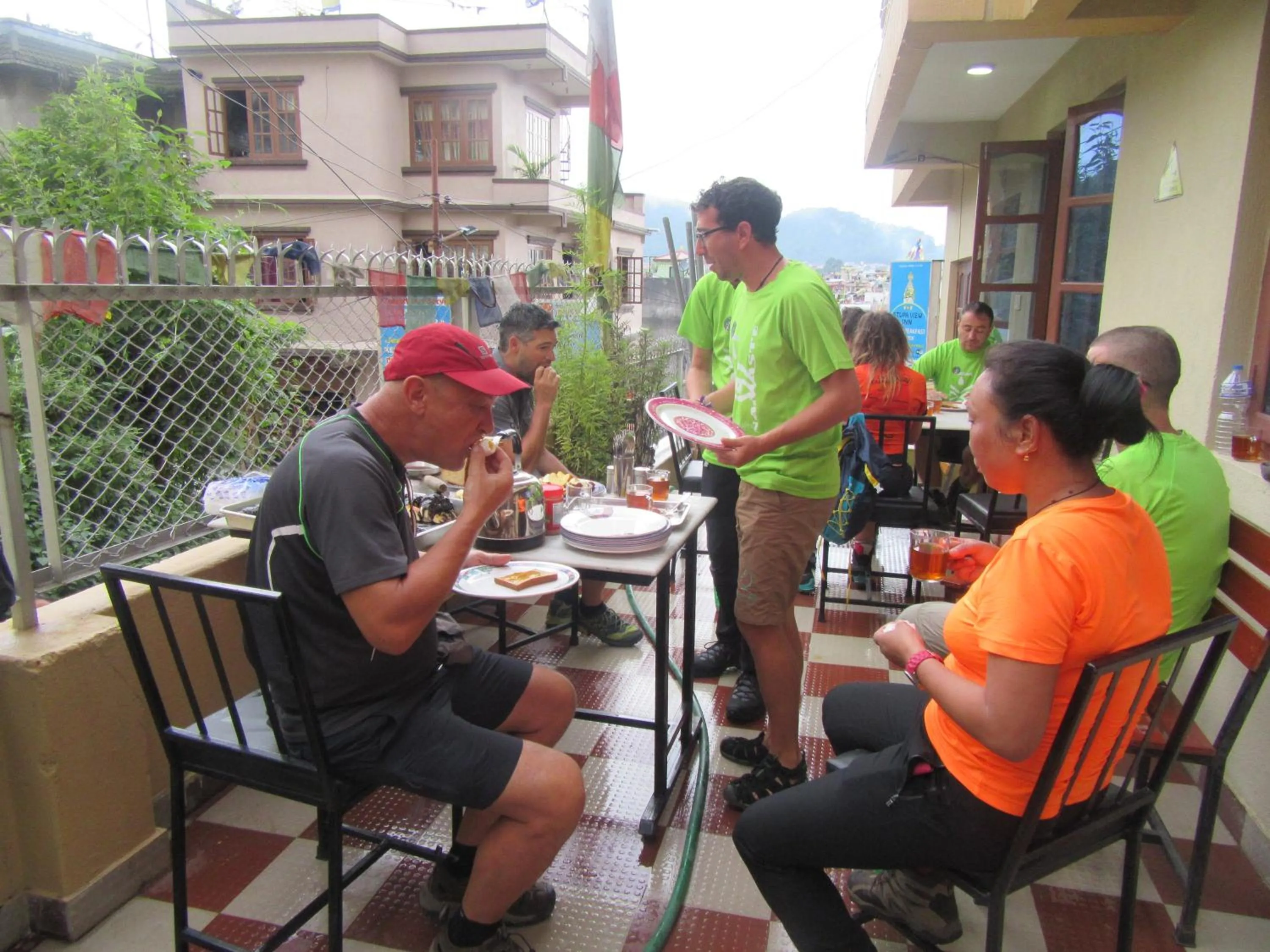 Restaurant/places to eat in STUPA VIEW INN