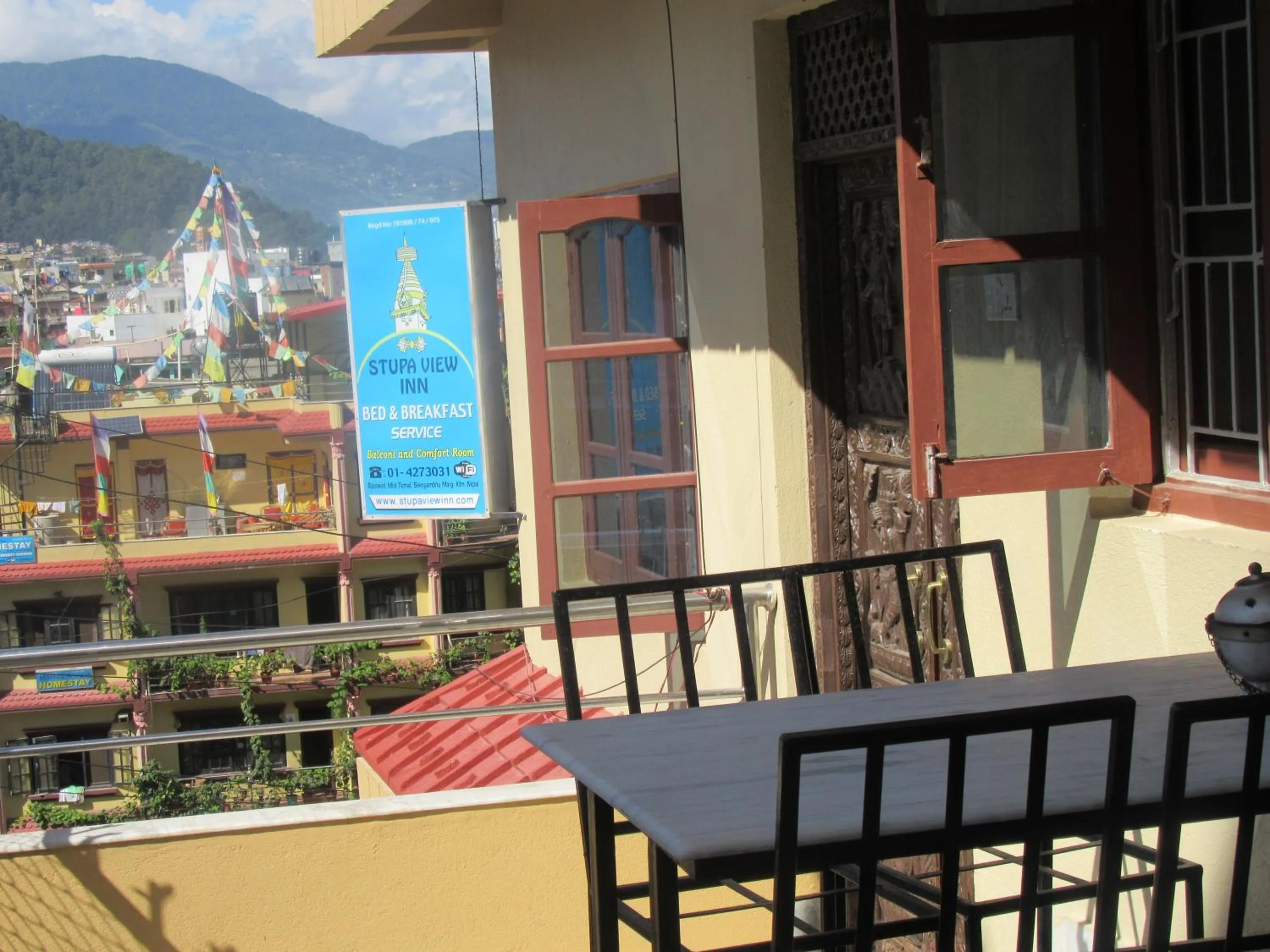 Breakfast in STUPA VIEW INN