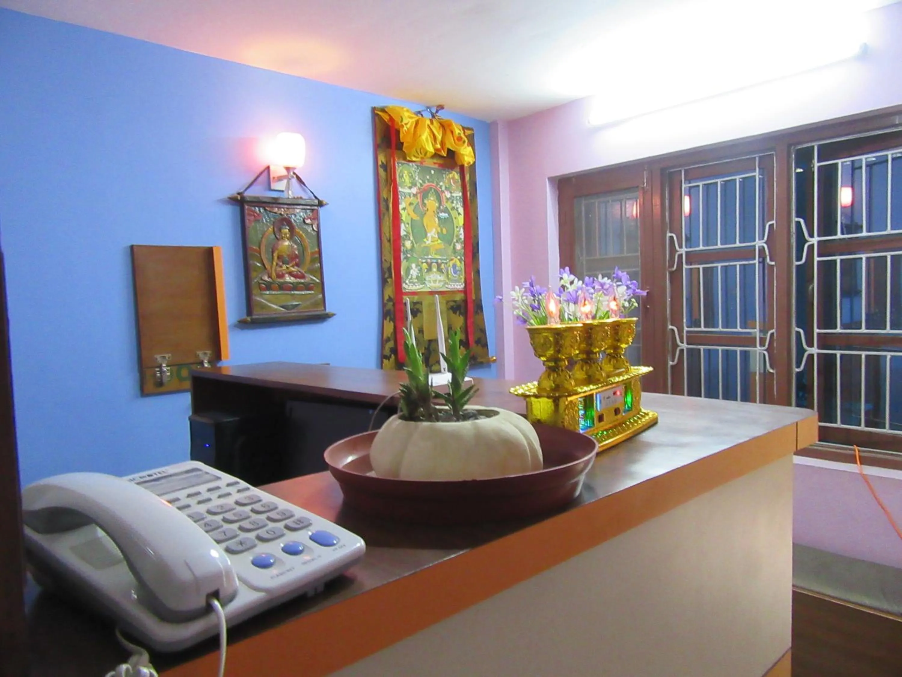 Lobby or reception in STUPA VIEW INN