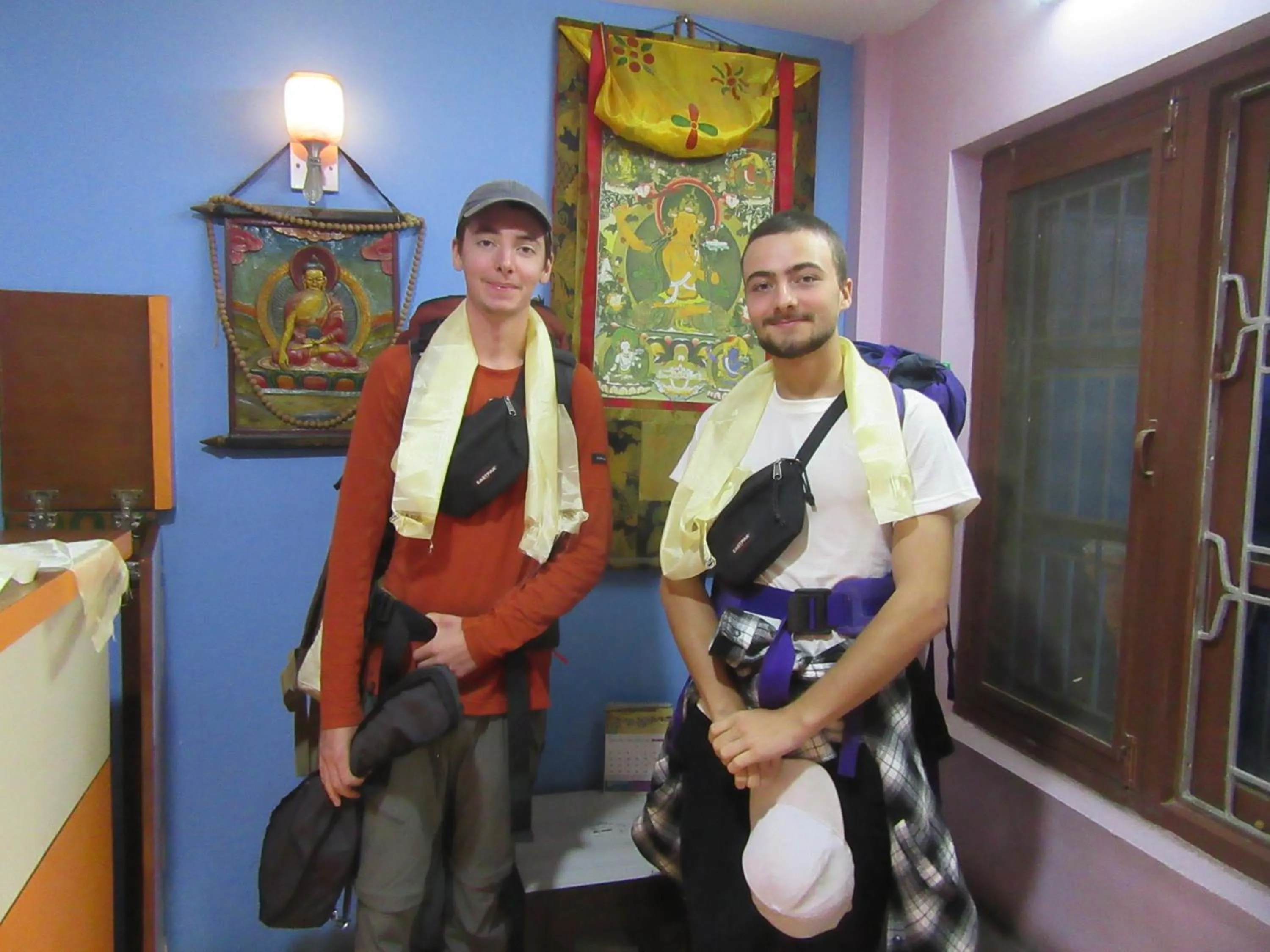 group of guests in STUPA VIEW INN