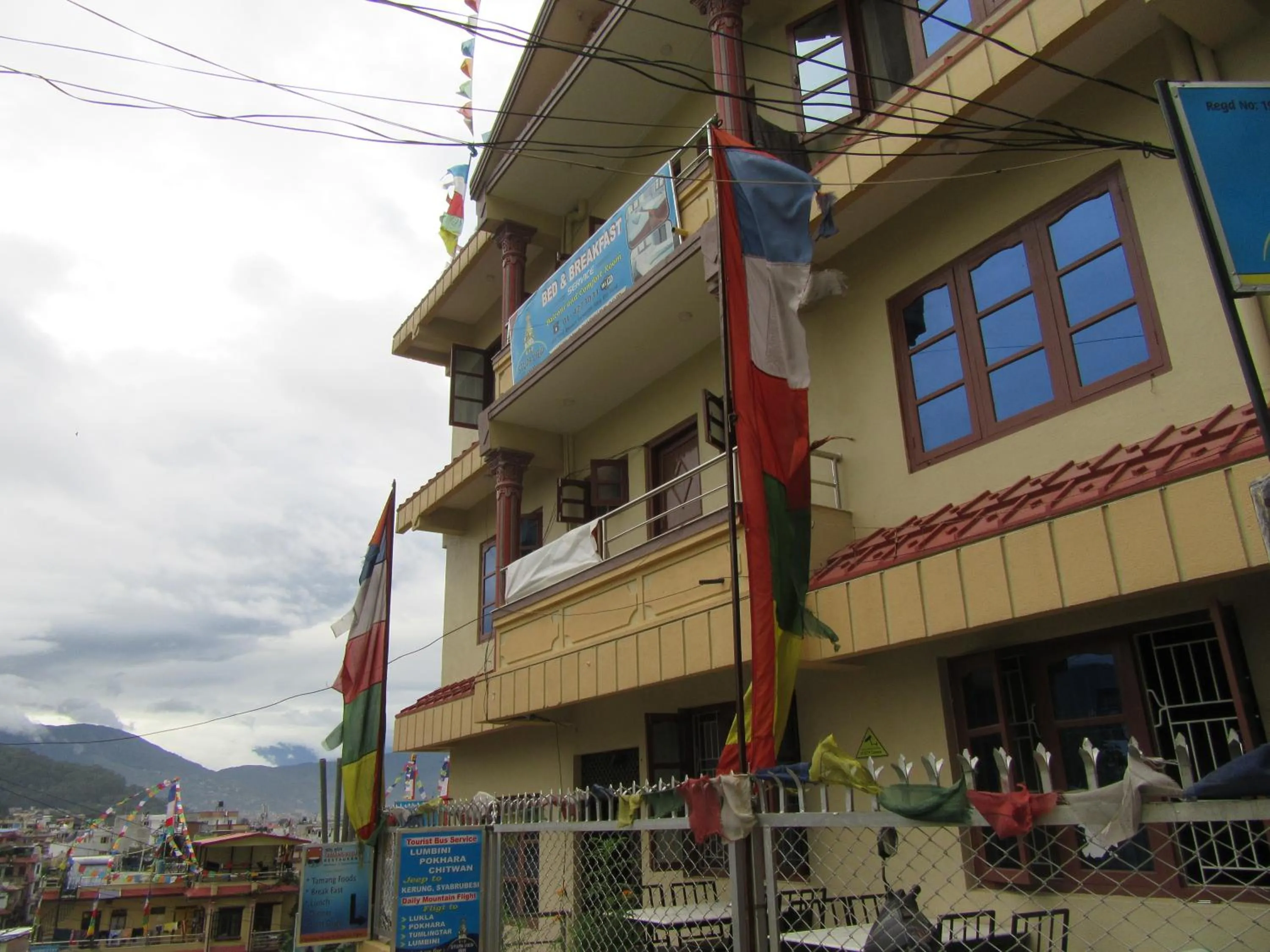 Facade/entrance in STUPA VIEW INN