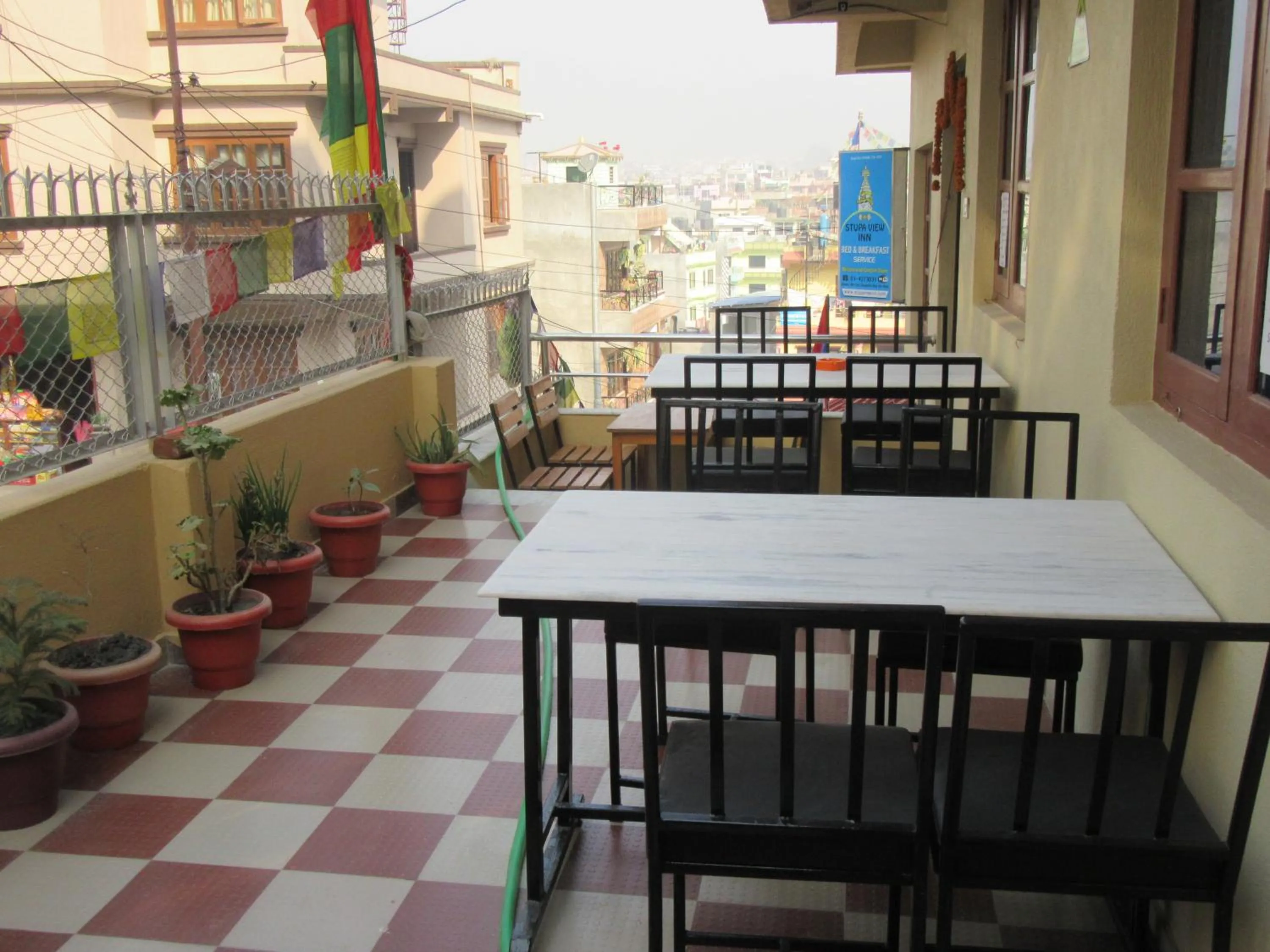 Breakfast in STUPA VIEW INN