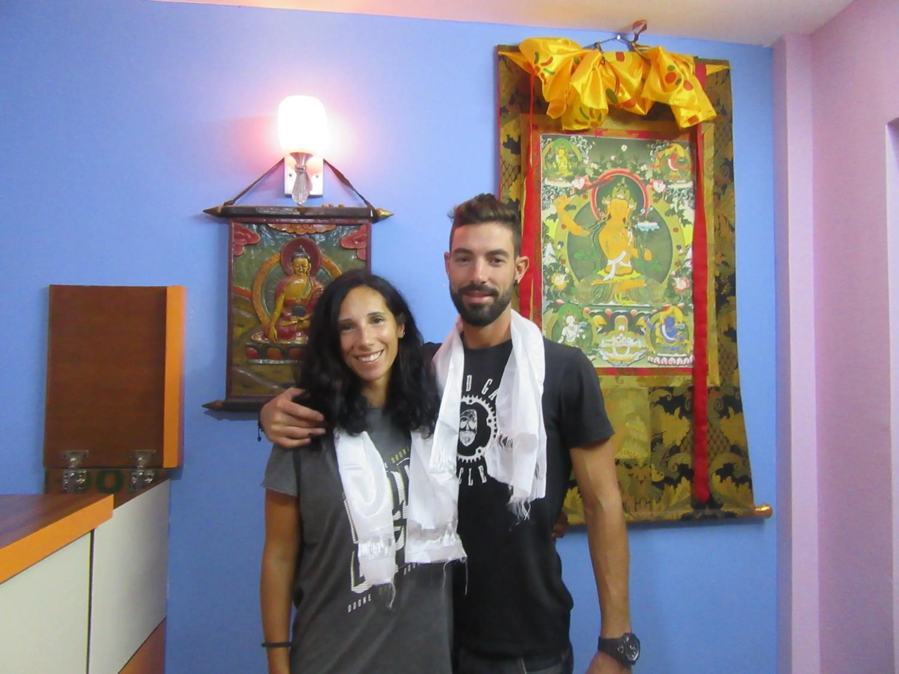 People in STUPA VIEW INN