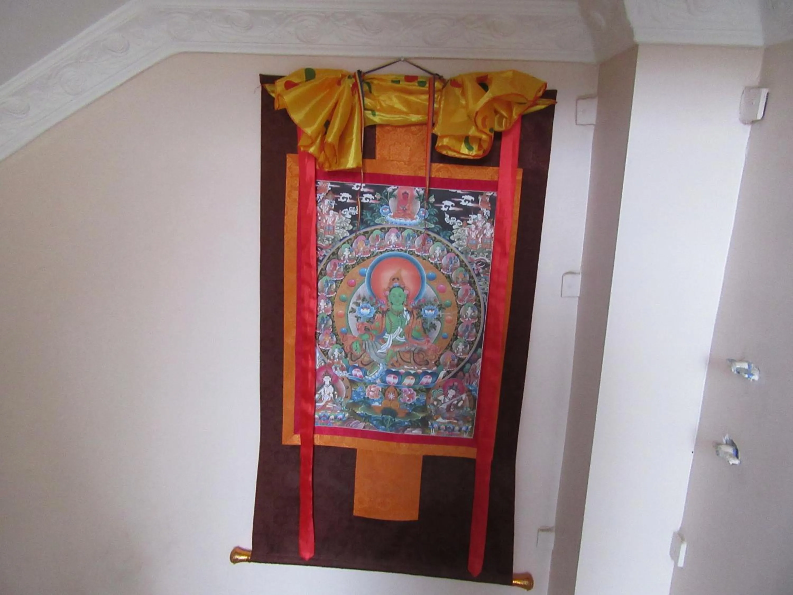 Decorative detail in STUPA VIEW INN