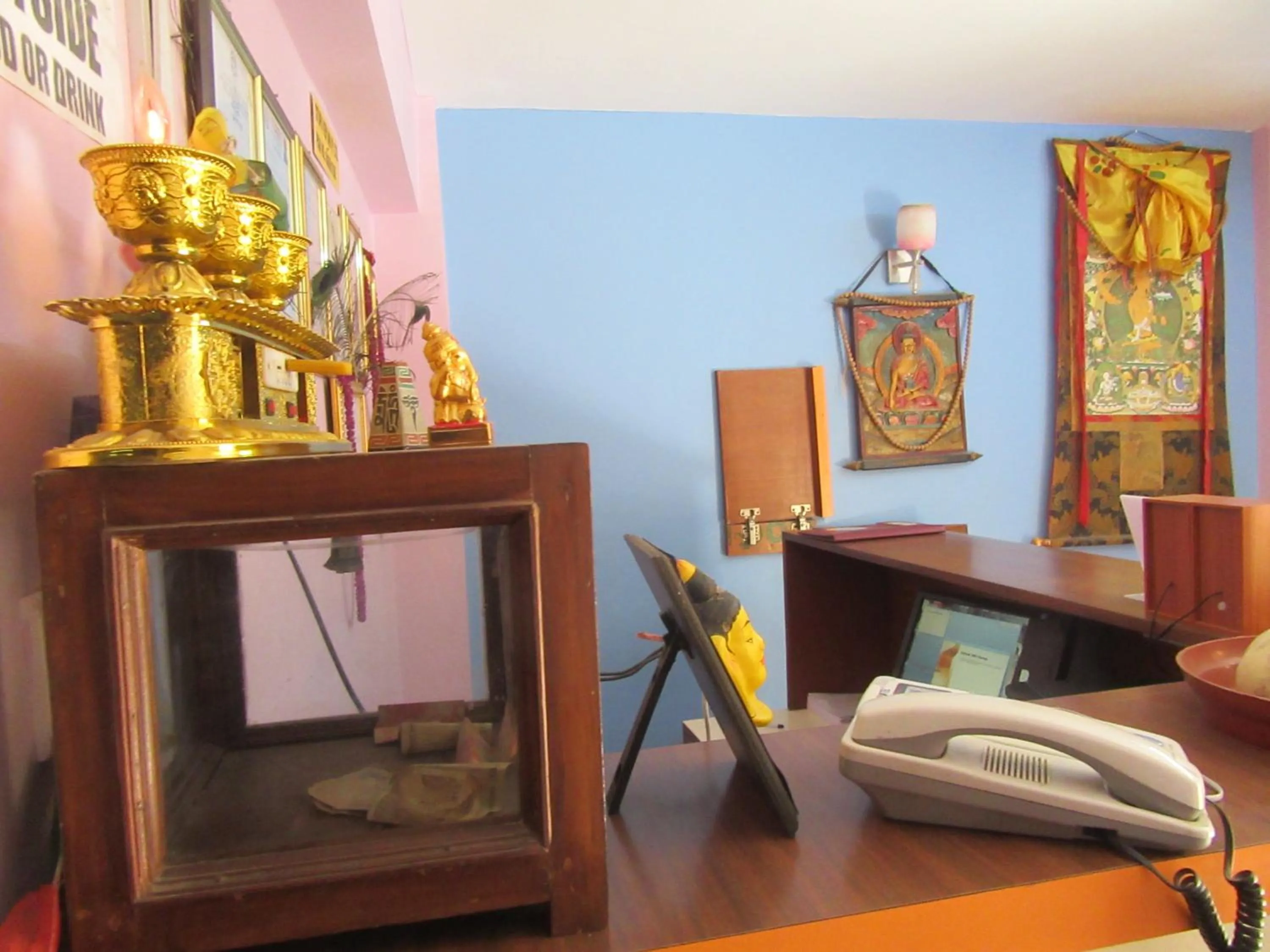 Lobby or reception in STUPA VIEW INN