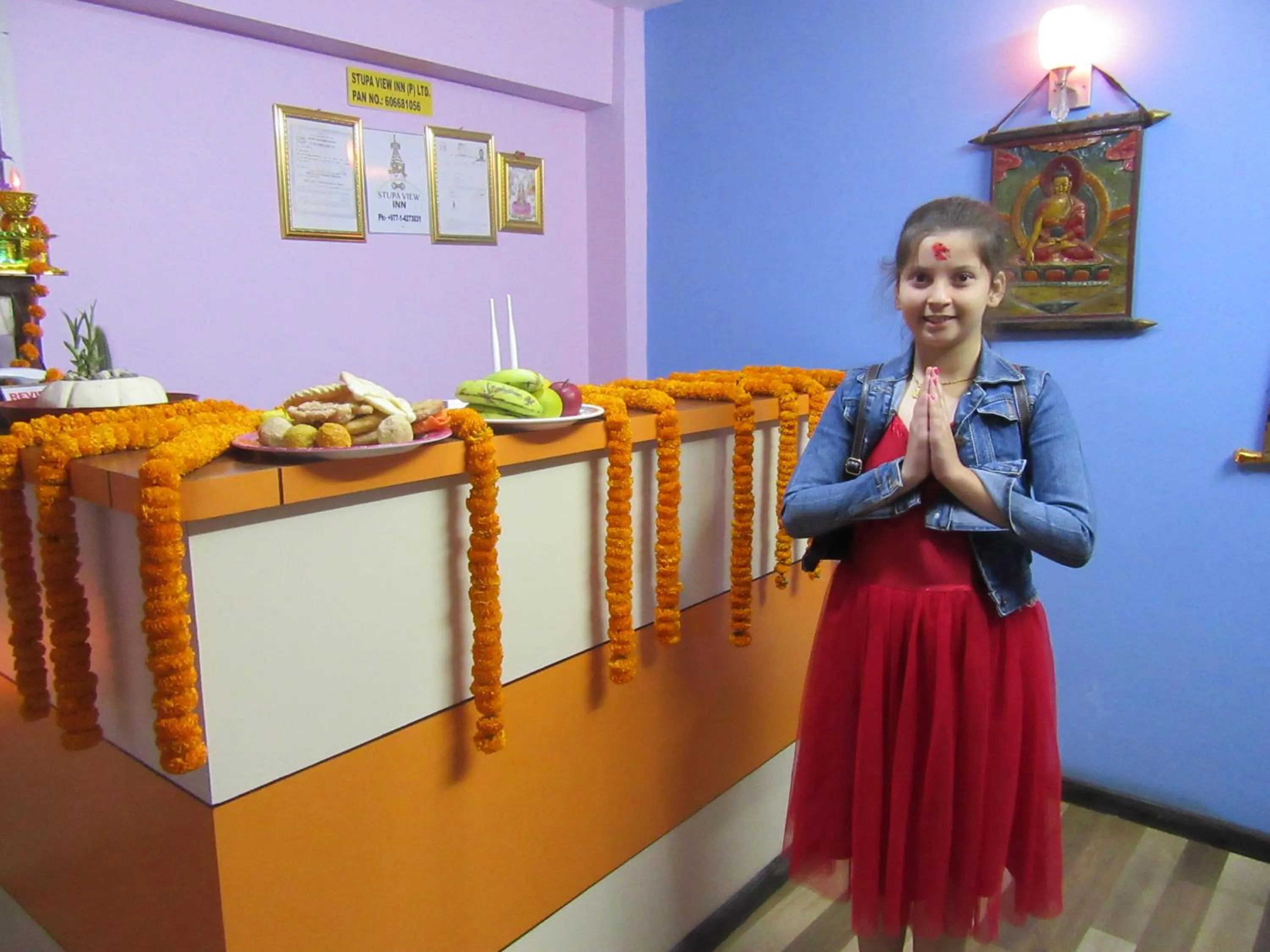 Staff in STUPA VIEW INN