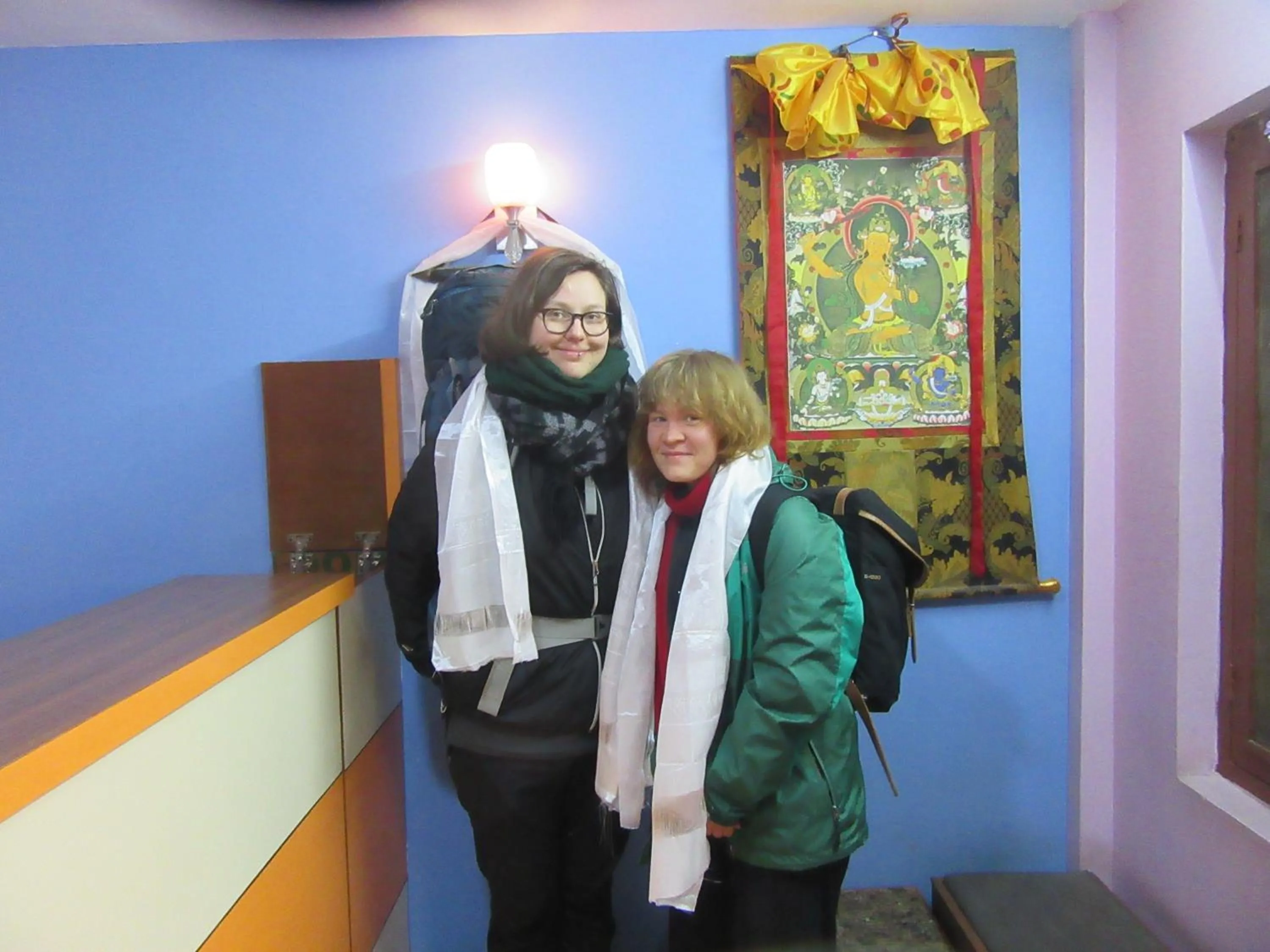 People in STUPA VIEW INN