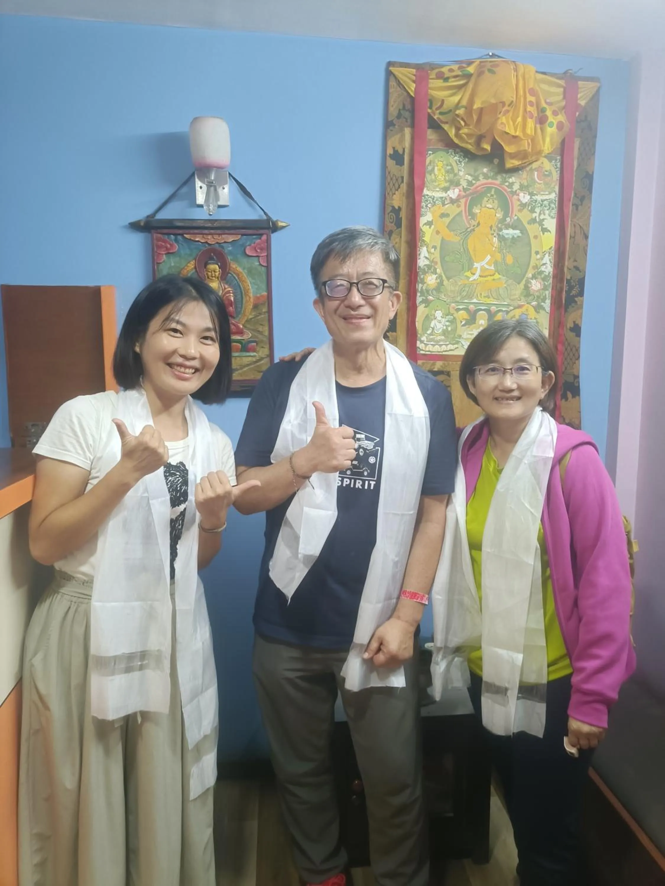 Guests in STUPA VIEW INN