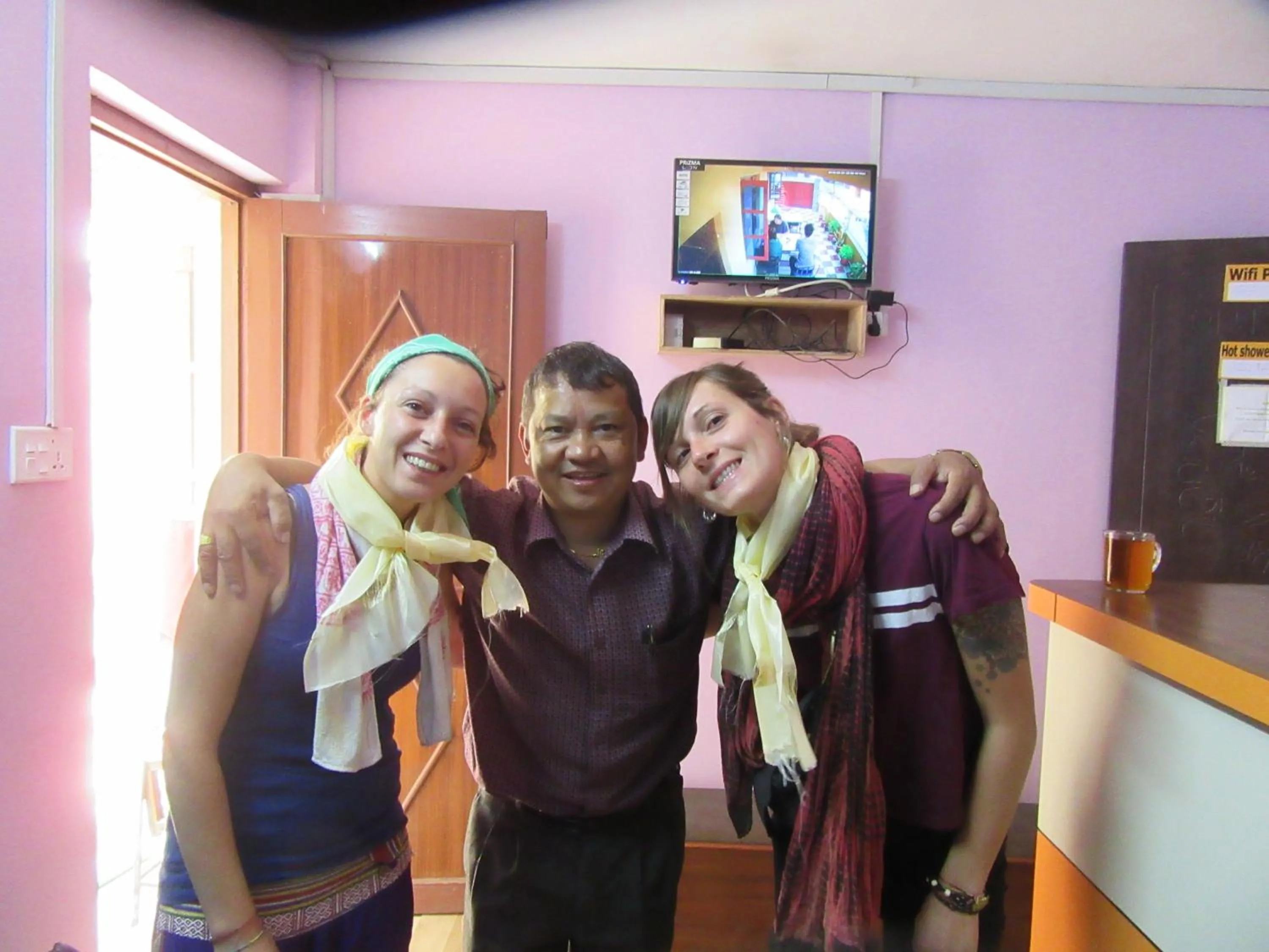 People in STUPA VIEW INN
