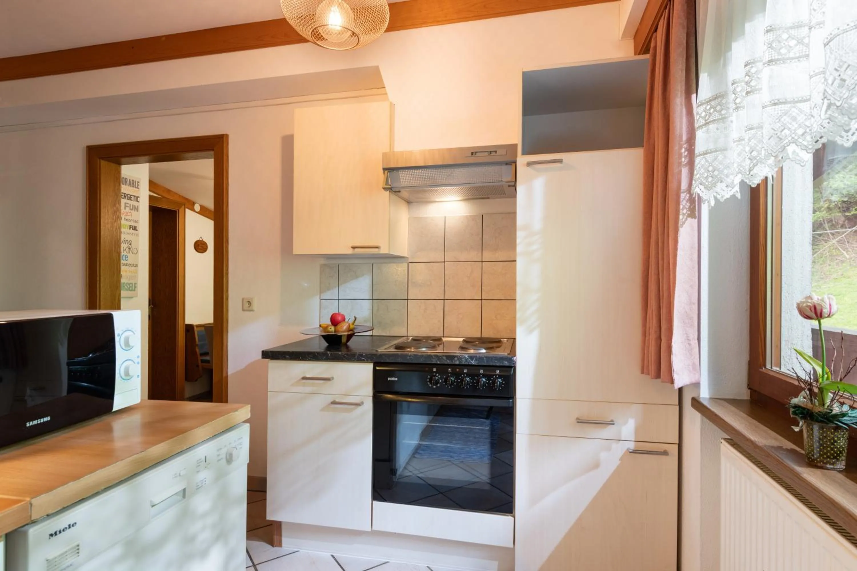 Kitchen or kitchenette in Ferienhaus Am Steindl "Steindlhof"
