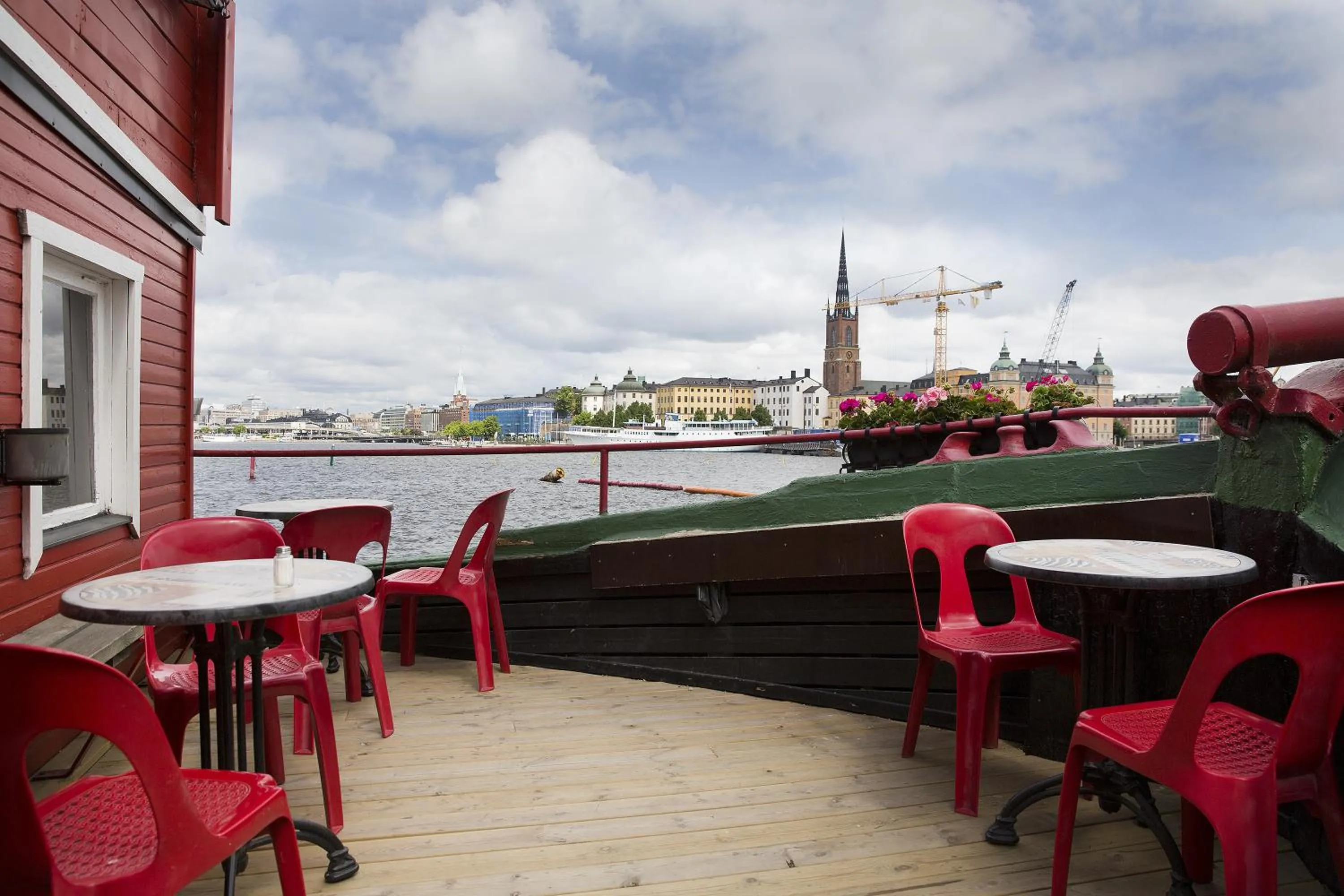 Patio in Den Röda Båten