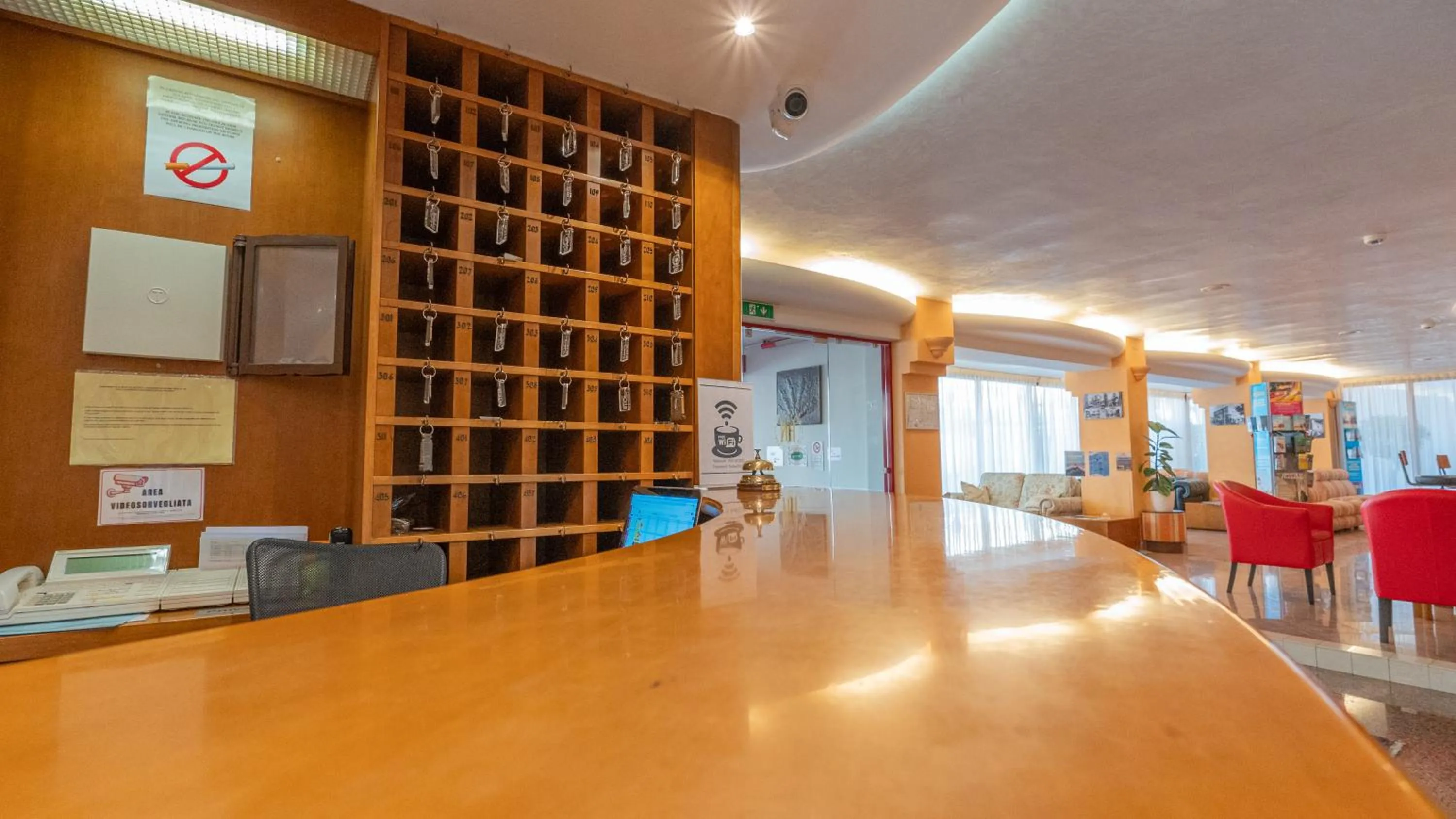 Lobby or reception in Hotel Nobel