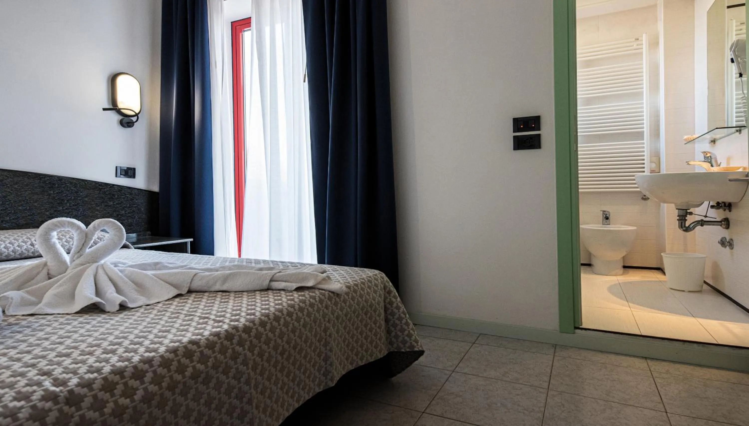 Bedroom in Hotel Nobel